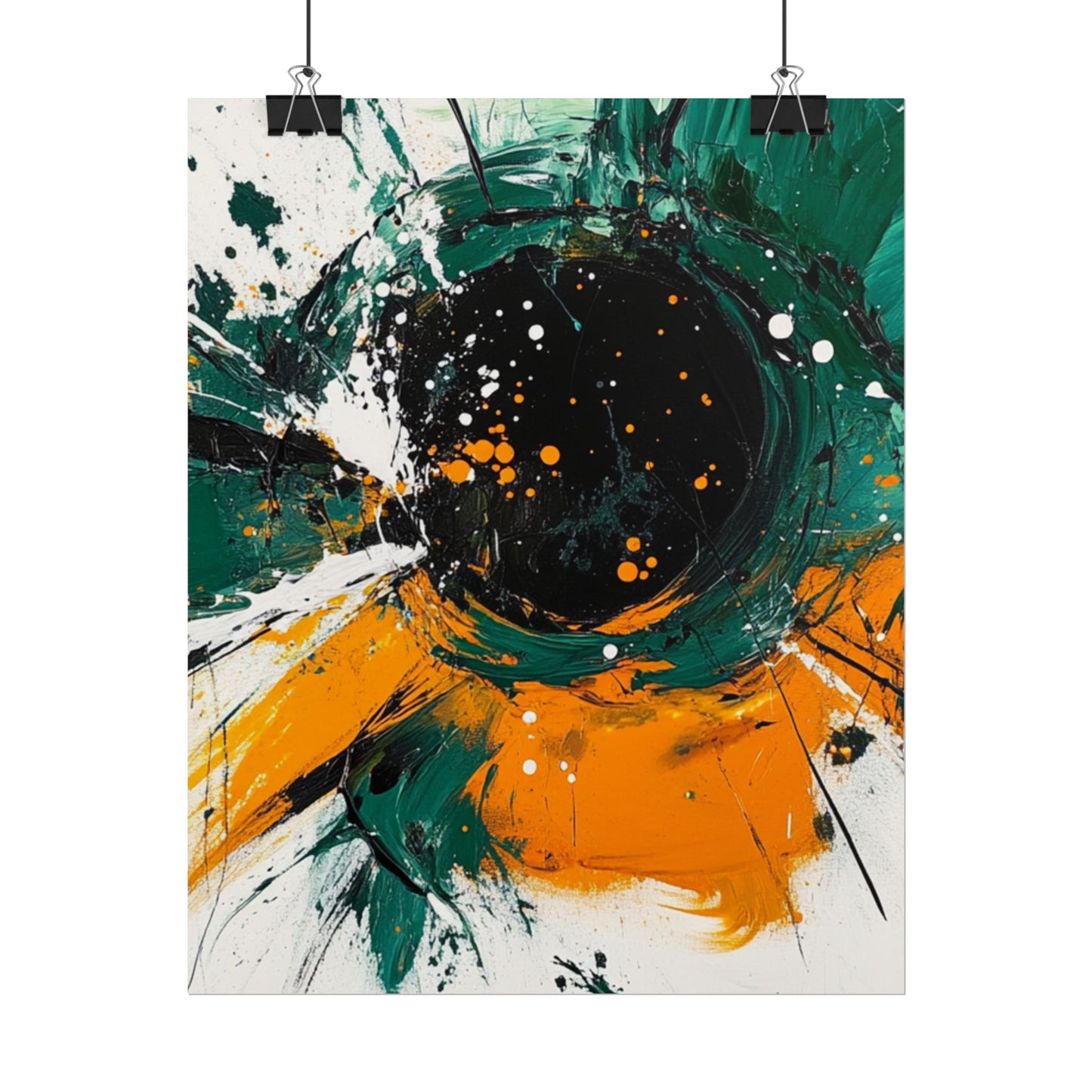 Vortex of Vibrance - Abstract Energy Art Print