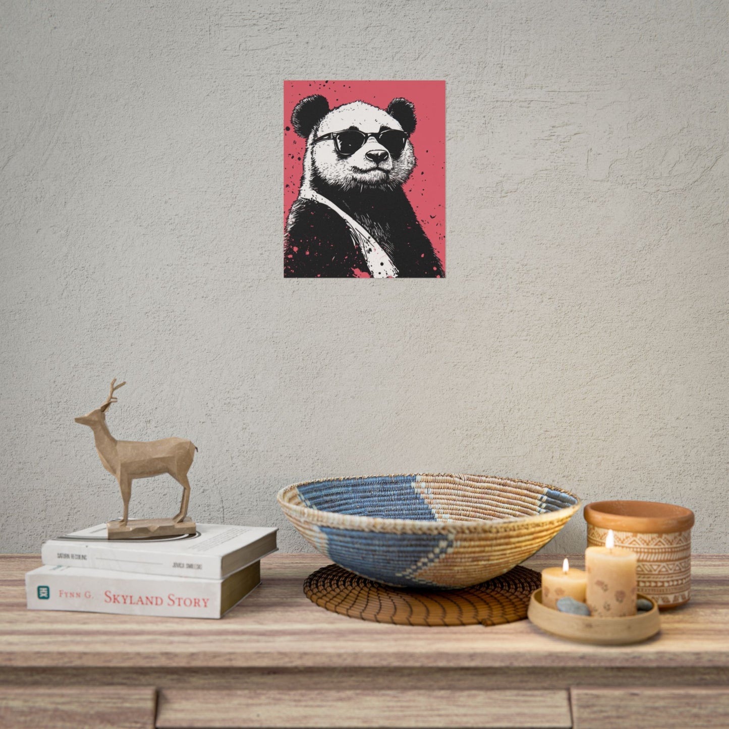 Cool Panda - Street Style Abstract Art Print