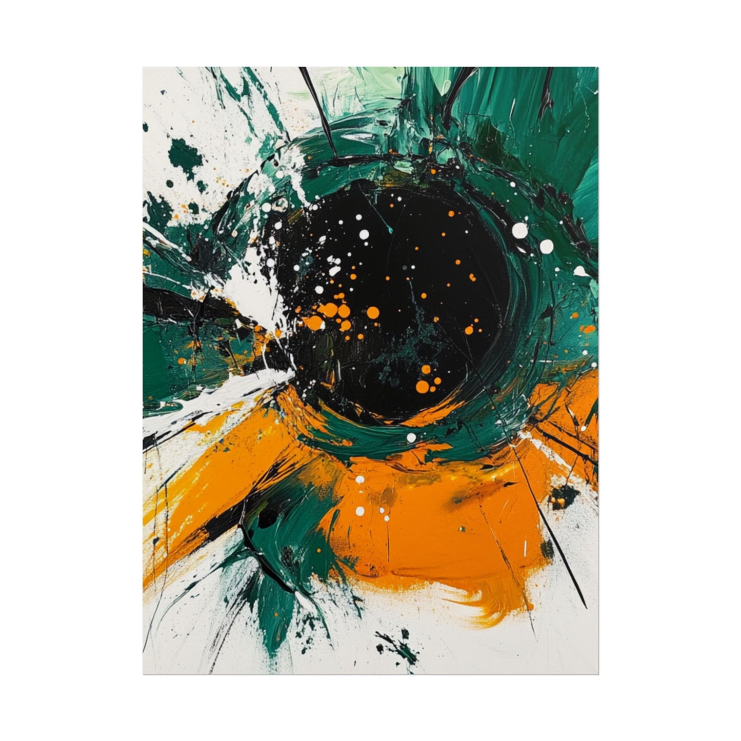 Vortex of Vibrance - Abstract Energy Art Print