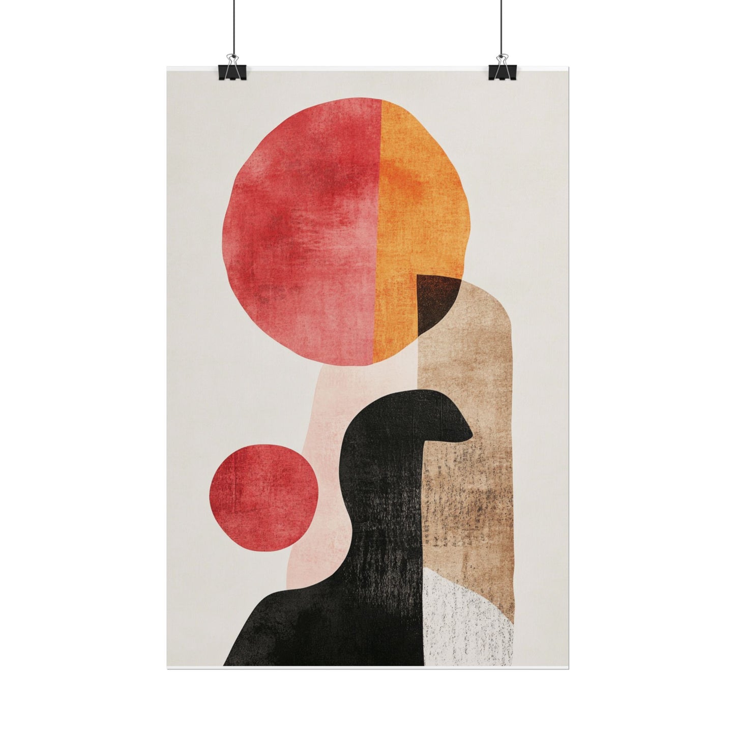 Harmony in Form - Abstract Geometric Art Print