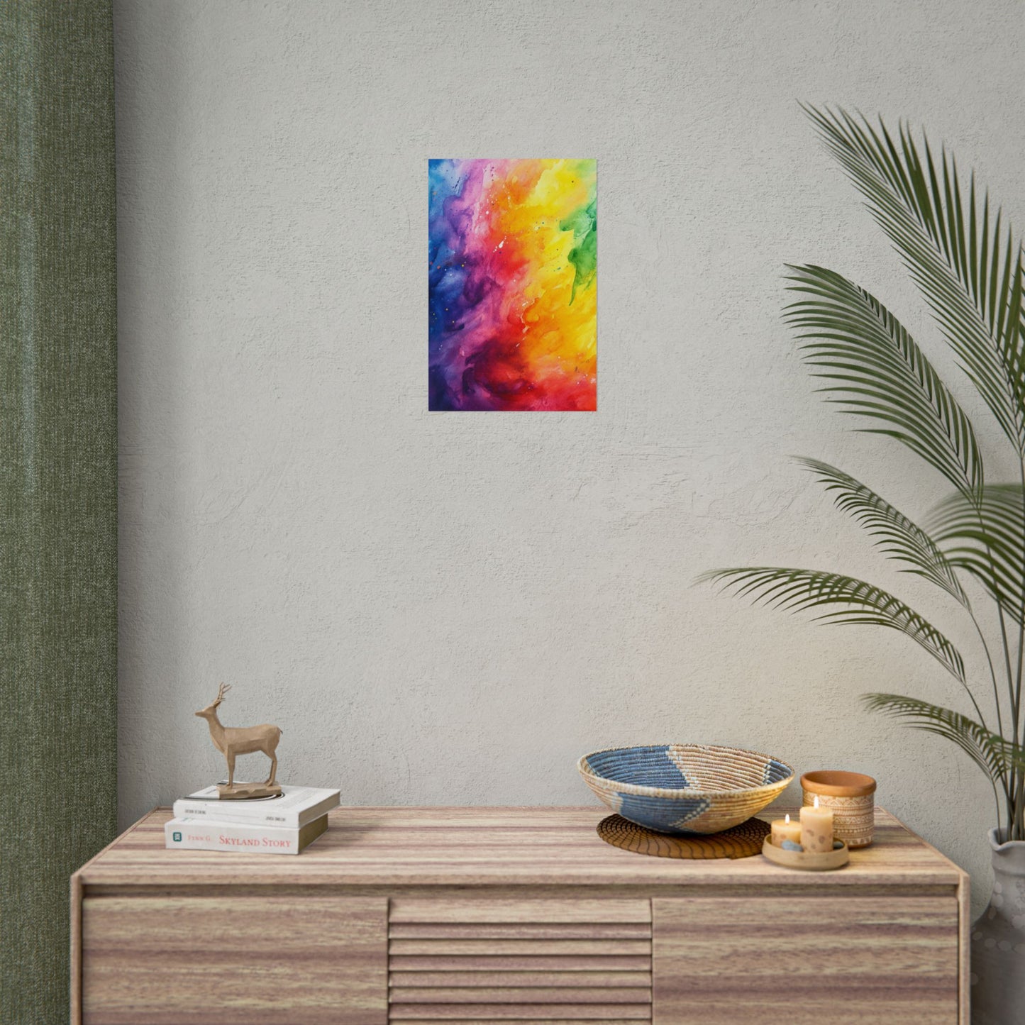 Spectrum of Emotions - Vivid Abstract Watercolour Art