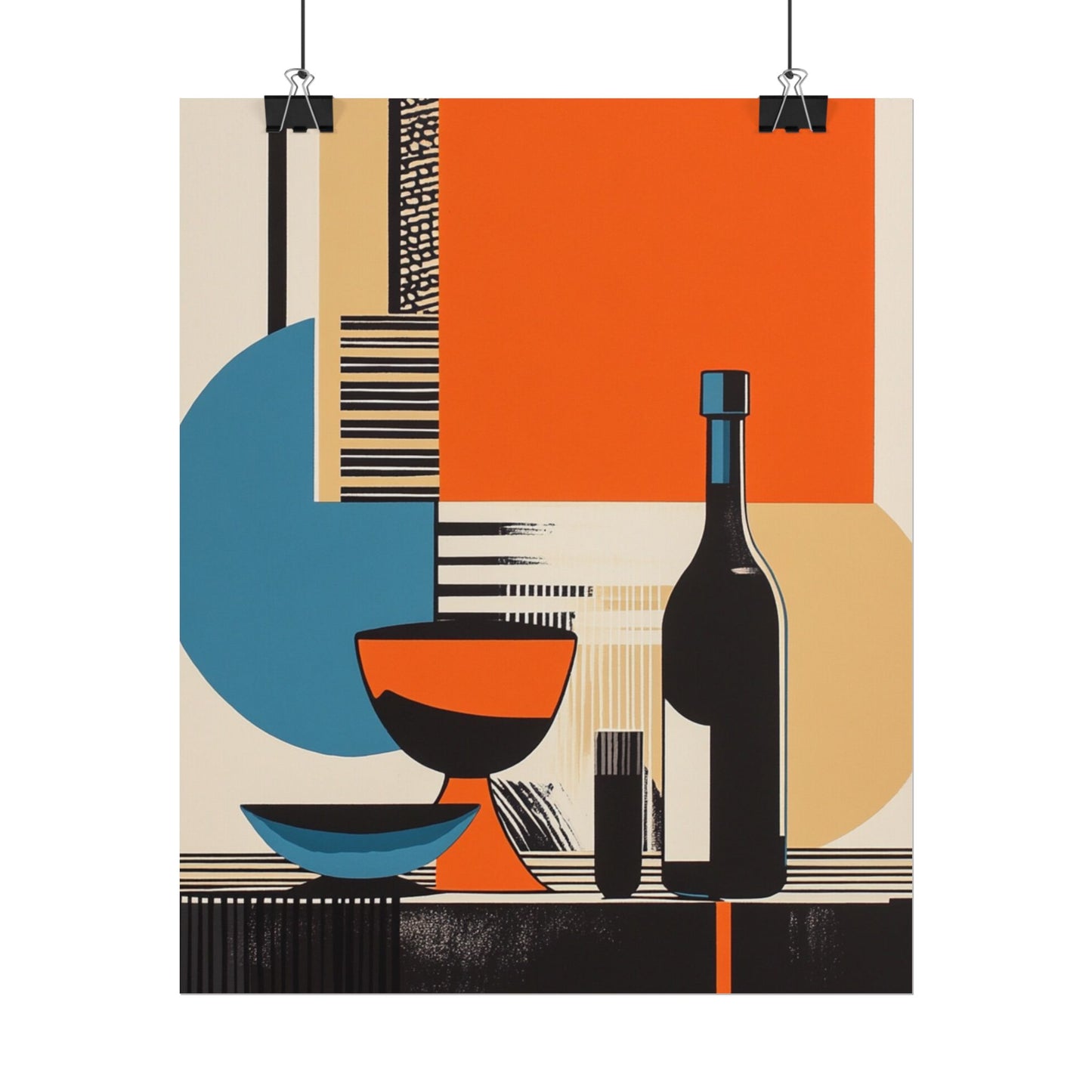 Modernist Still Life - Abstract Geometric Art Print