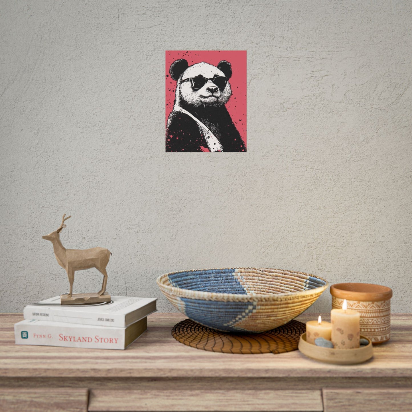 Cool Panda - Street Style Abstract Art Print