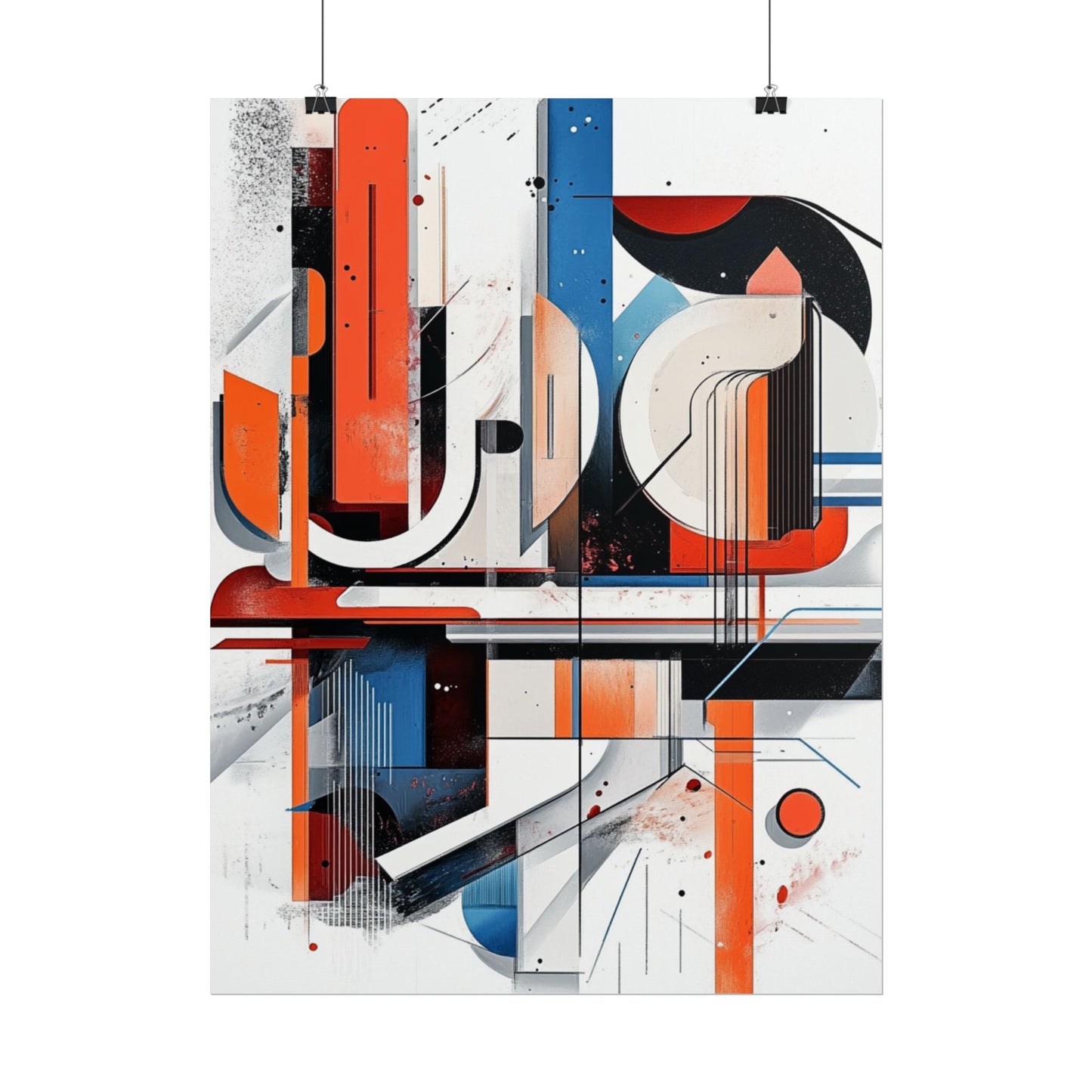 Urban Symphony - Geometric Abstract Art Print