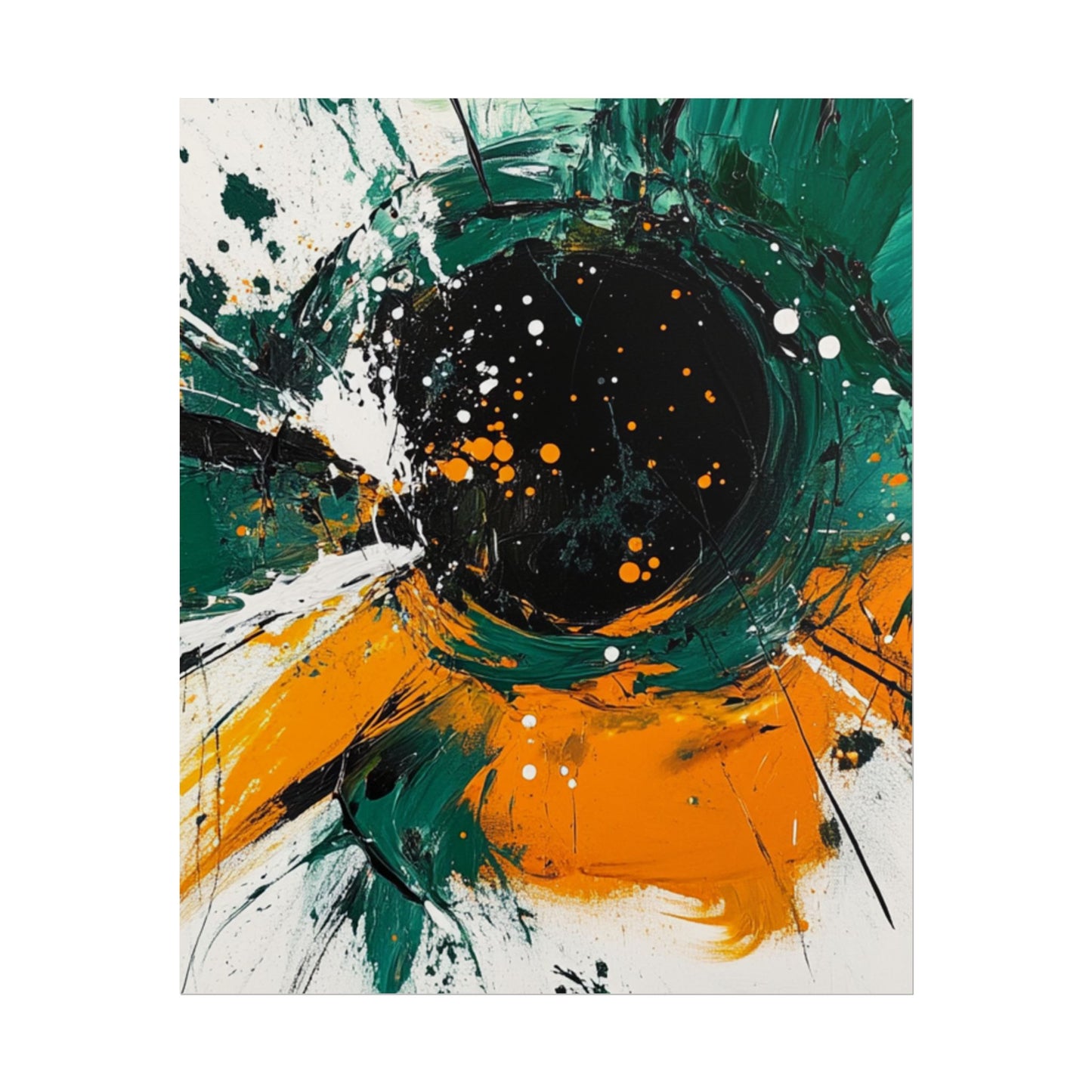 Vortex of Vibrance - Abstract Energy Art Print