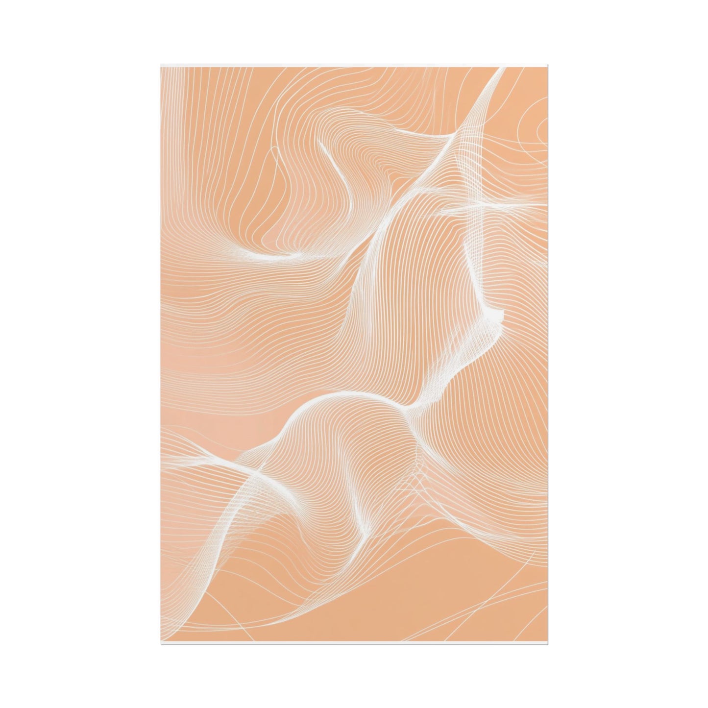 Ethereal Waves - Minimalist Abstract Art Print