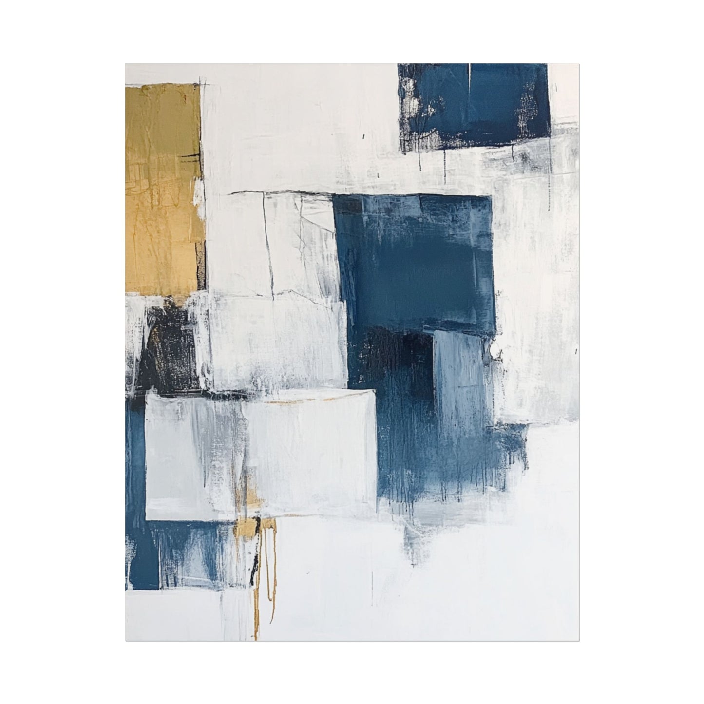 Echoes of Silence Abstract Modern Art Print