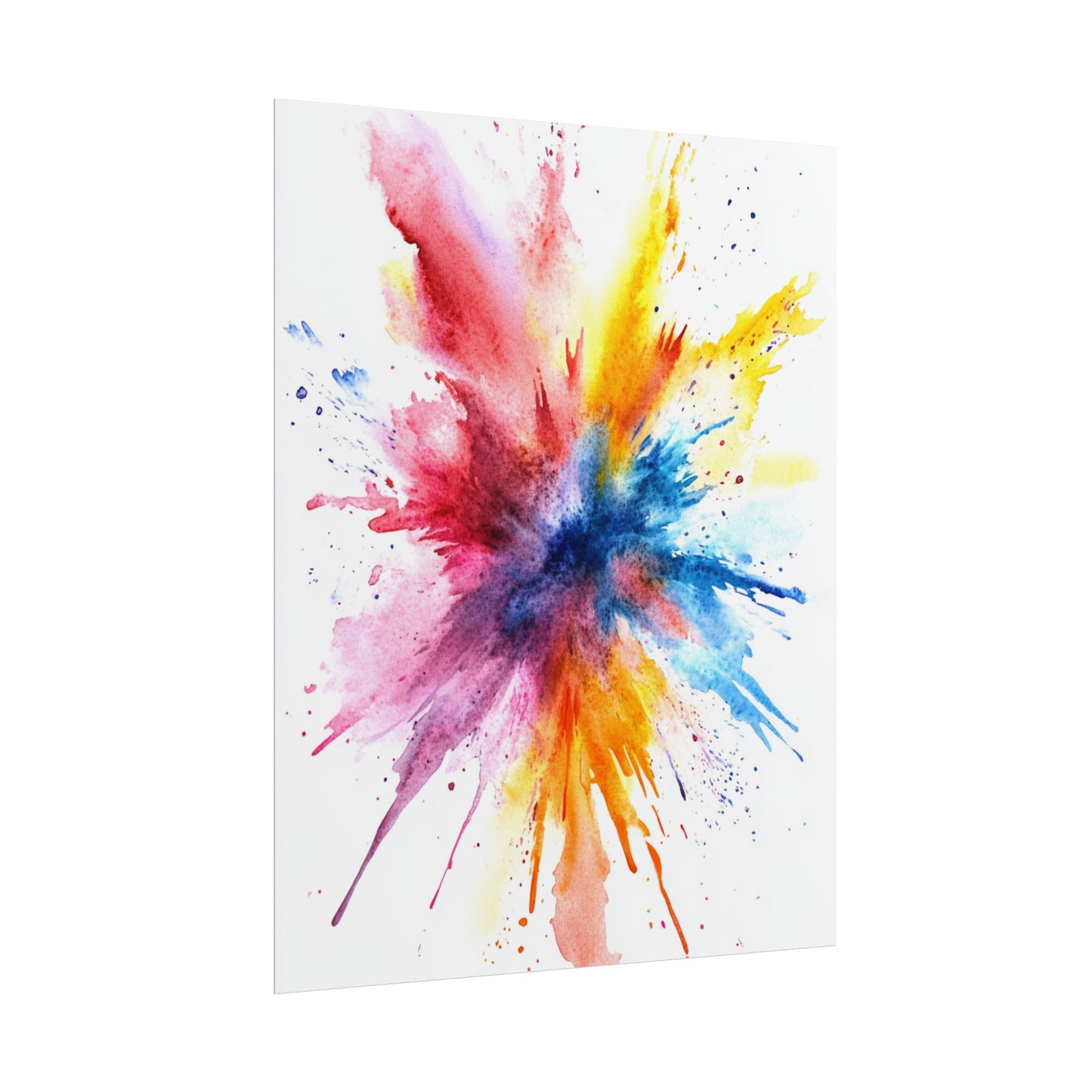 Explosion of Colour - Vibrant Abstract Burst Art