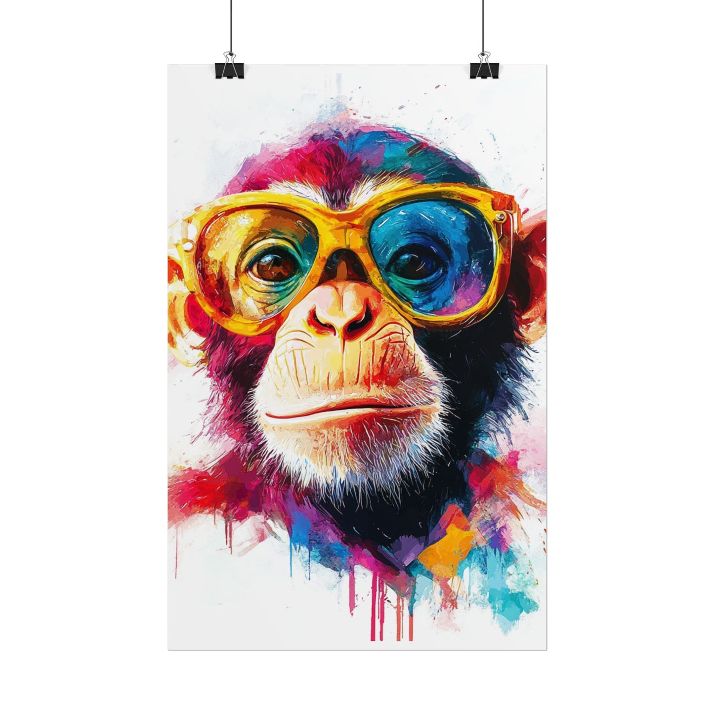 Cool Chimp - Abstract Art with a Splash of Colour