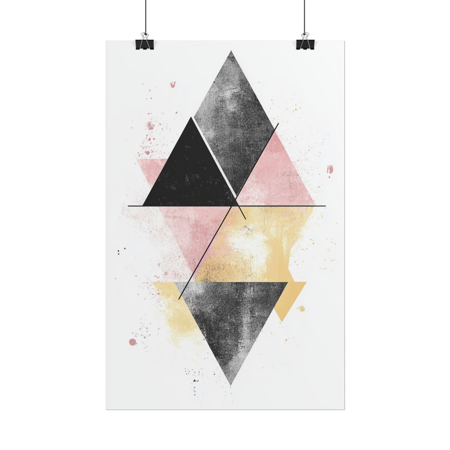 Geometric Symmetry - Abstract Art Print