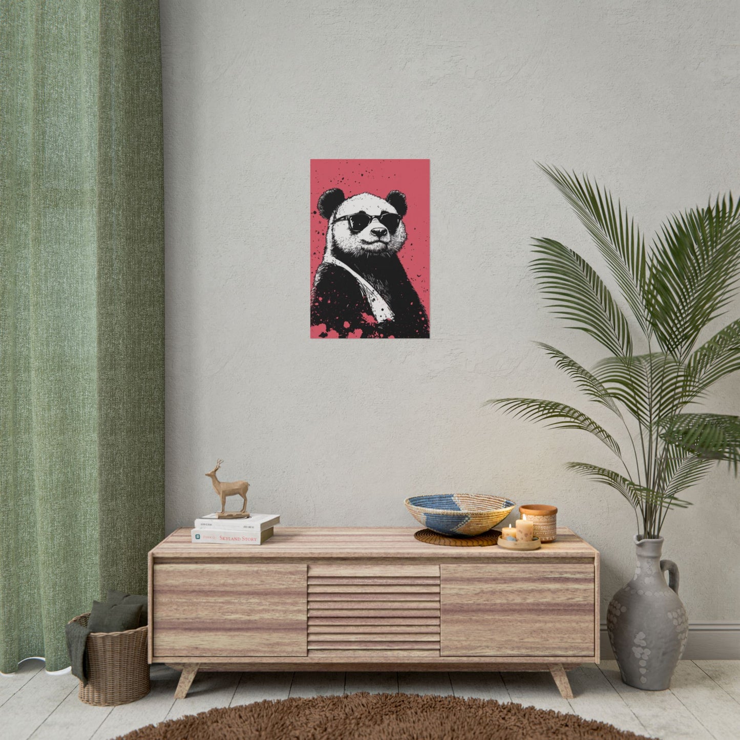 Cool Panda - Street Style Abstract Art Print