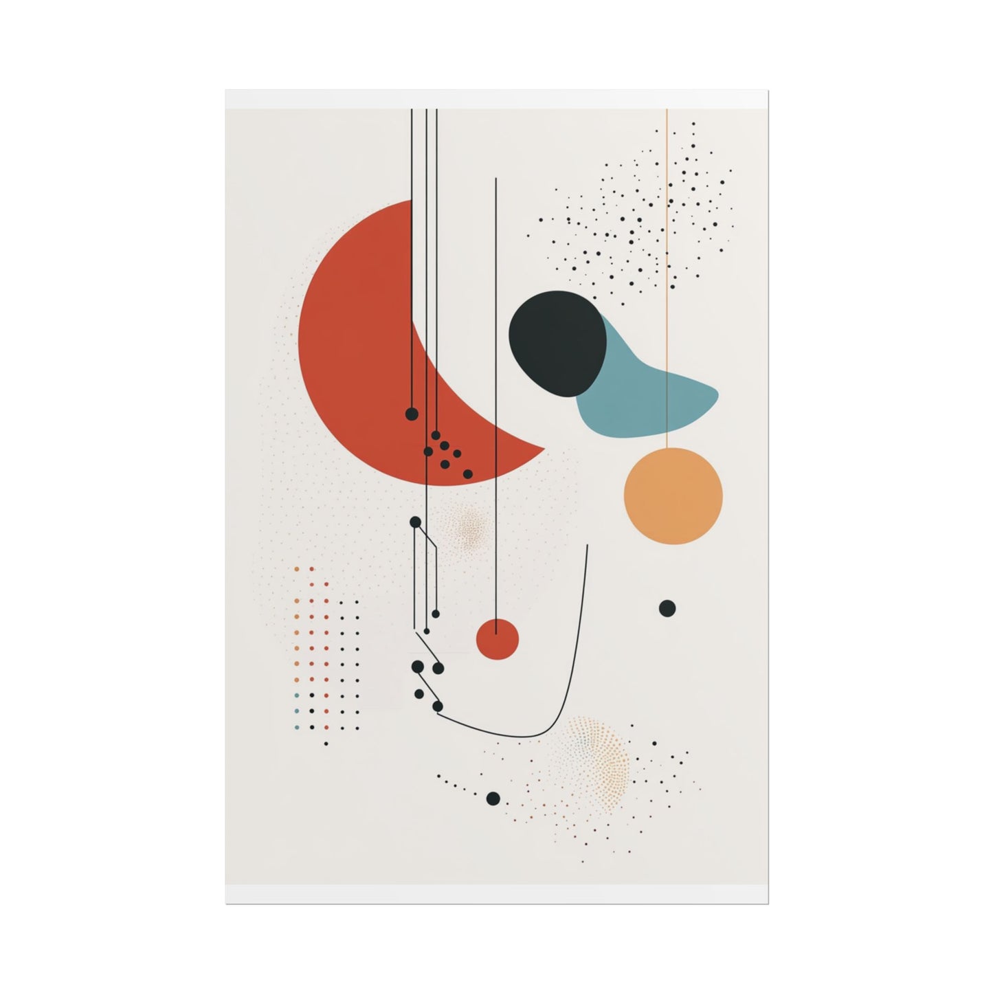 Celestial Rhythm - Abstract Geometric Art Print