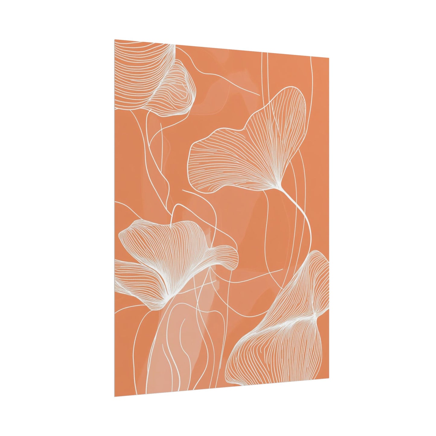 Serene Petals - Modern Abstract Art Print