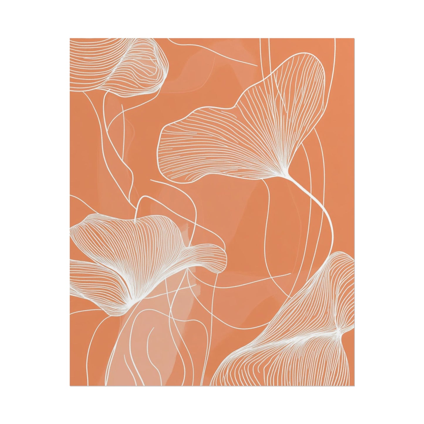 Serene Petals - Modern Abstract Art Print