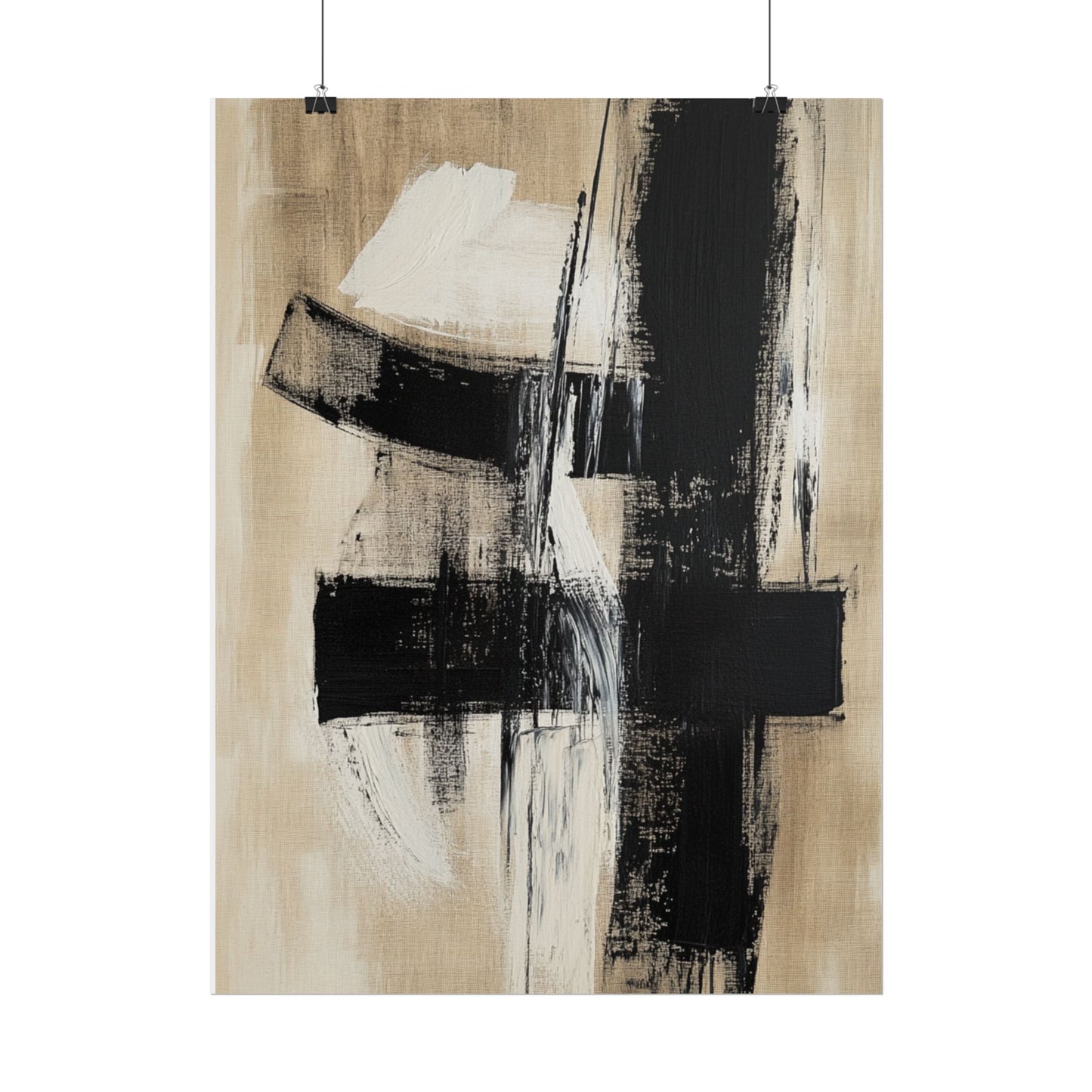 Muted Elegance - Minimalist Abstract Art Print