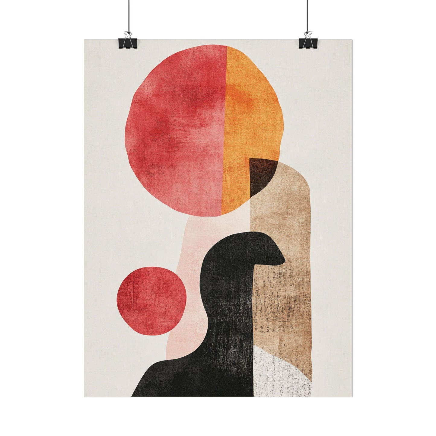 Harmony in Form - Abstract Geometric Art Print