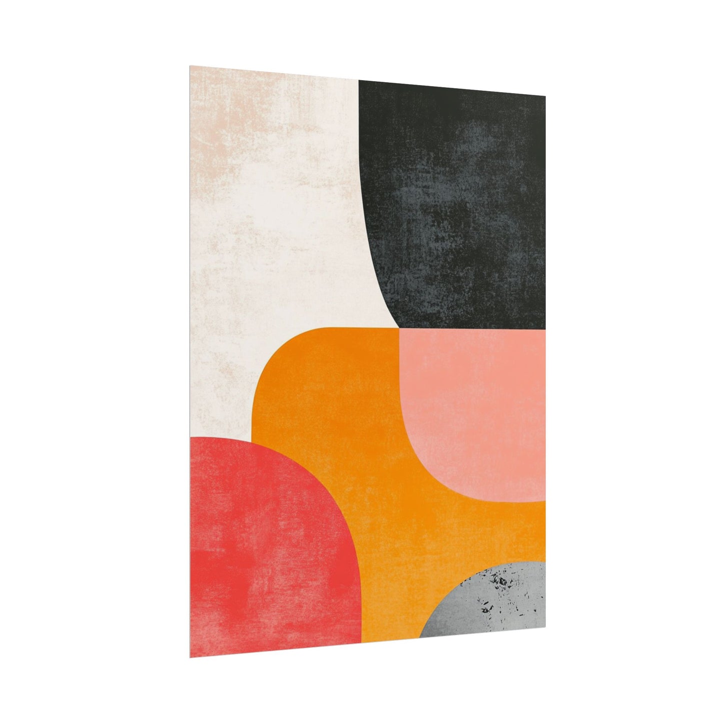 Retro Blocks - Mid-Century Modern Abstract Art Print