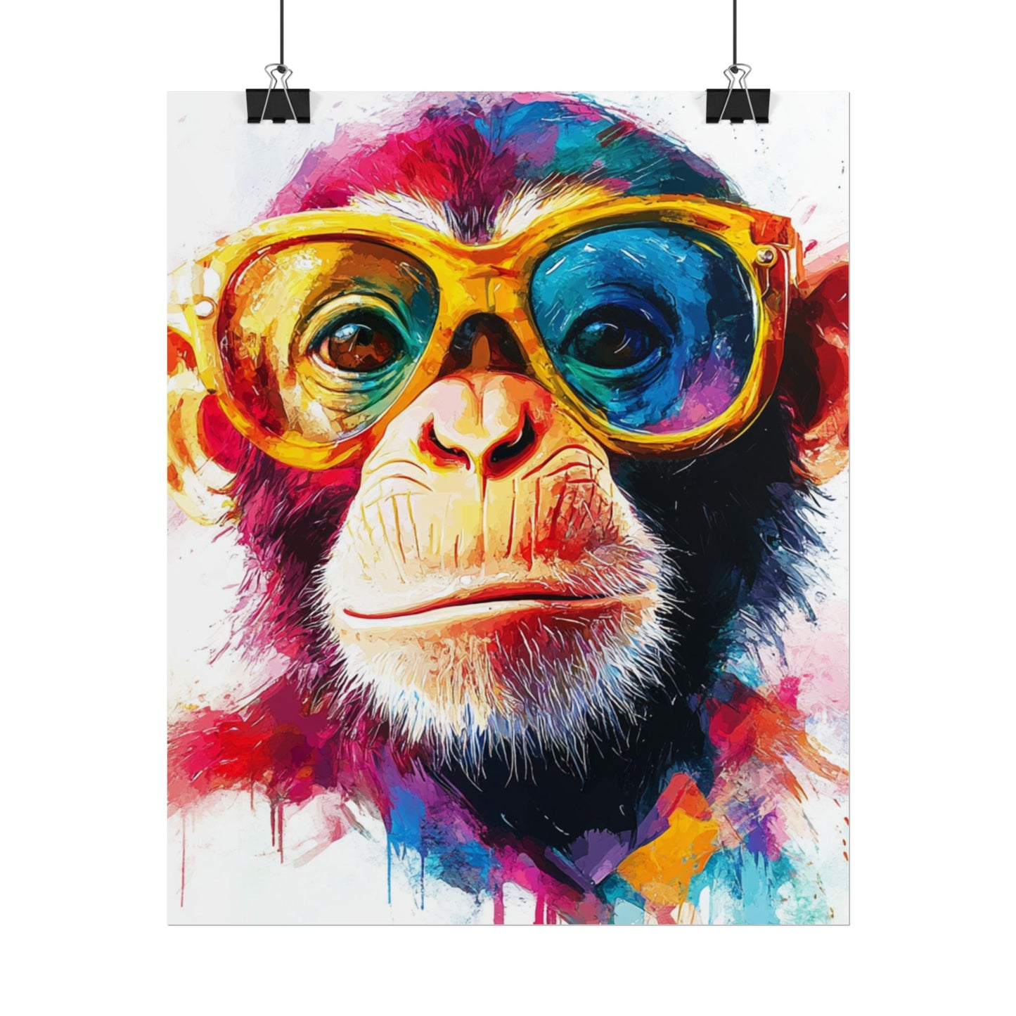 Cool Chimp - Abstract Art with a Splash of Colour