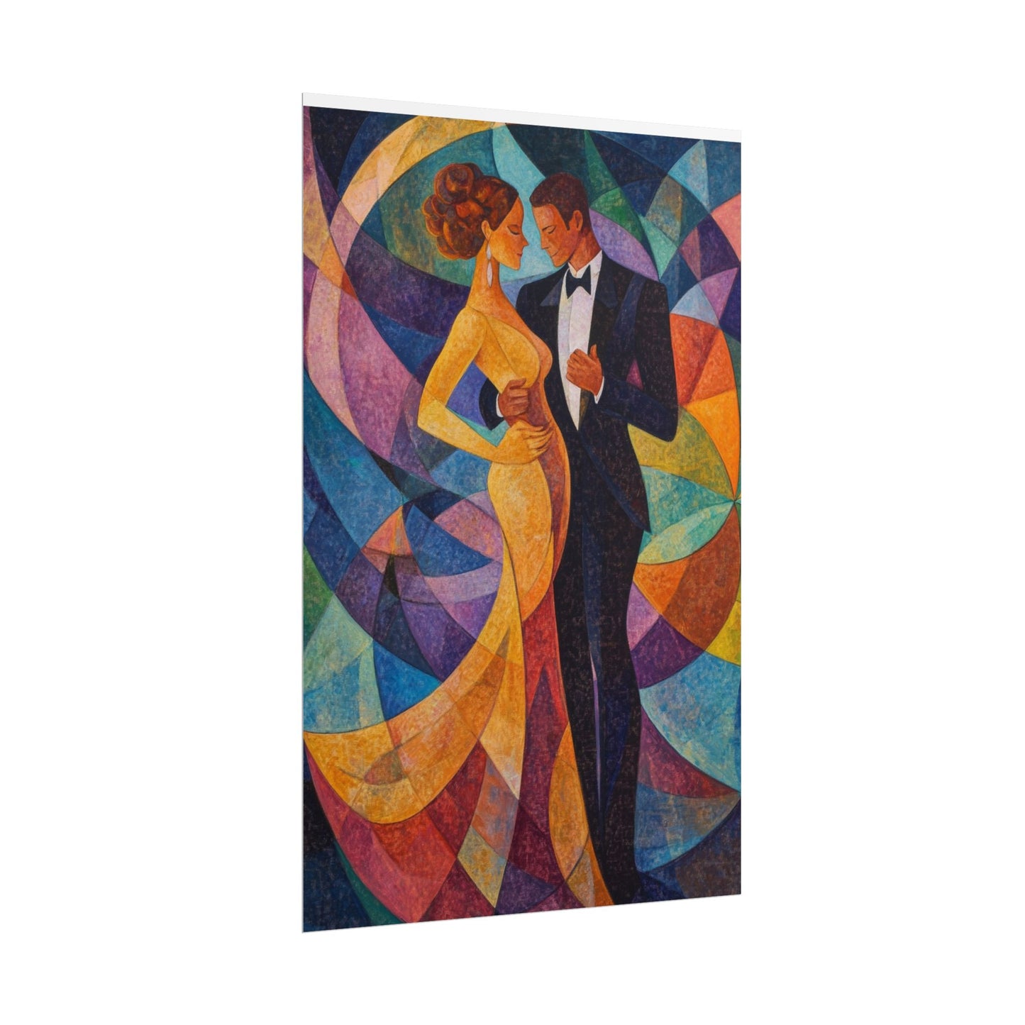 Elegant Dance - Abstract Romantic Art Print