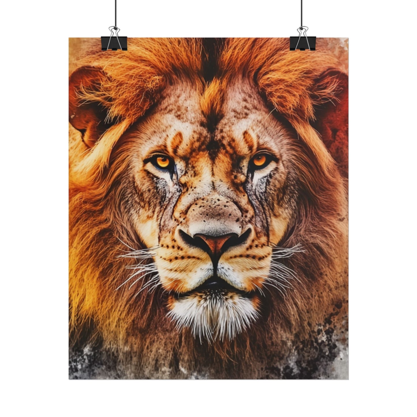 Regal Majesty - Abstract Lion Art Print