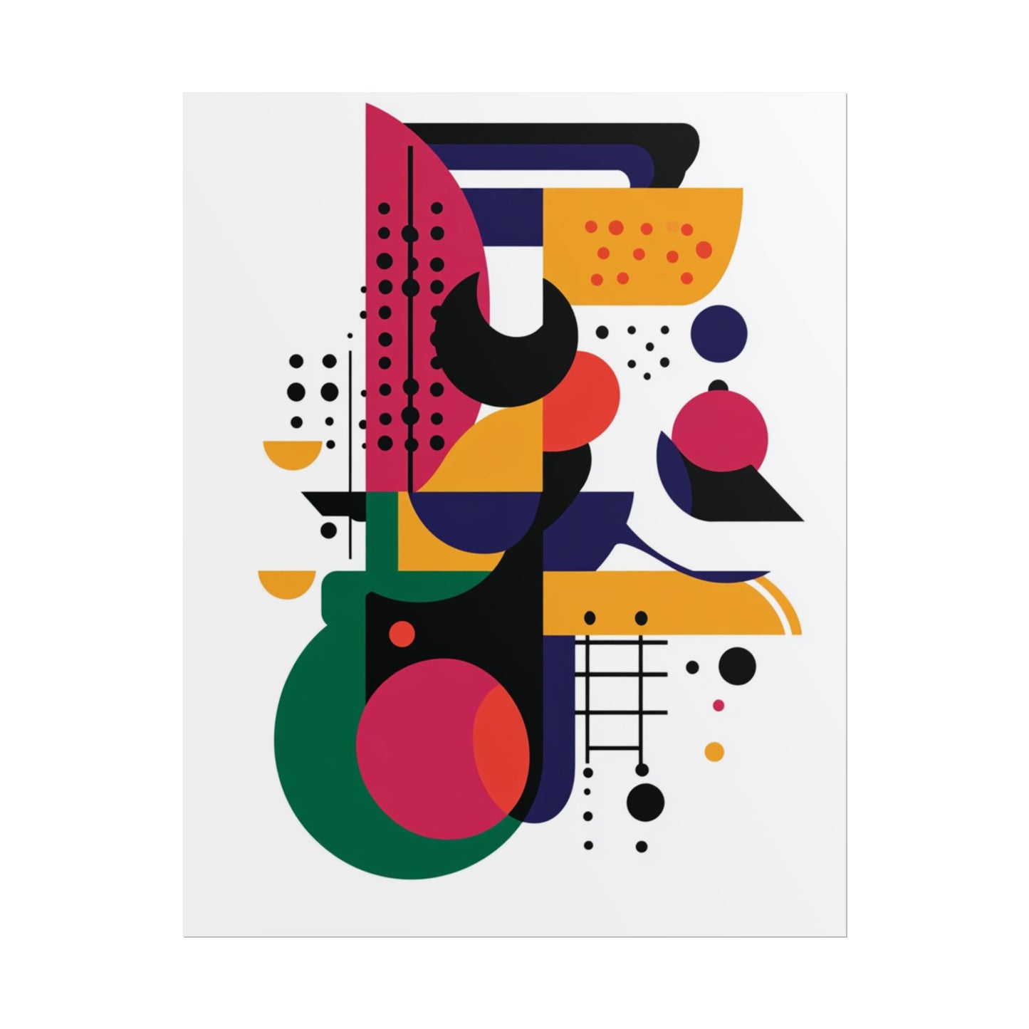 Modern Vibes - Geometric Abstract Art Print