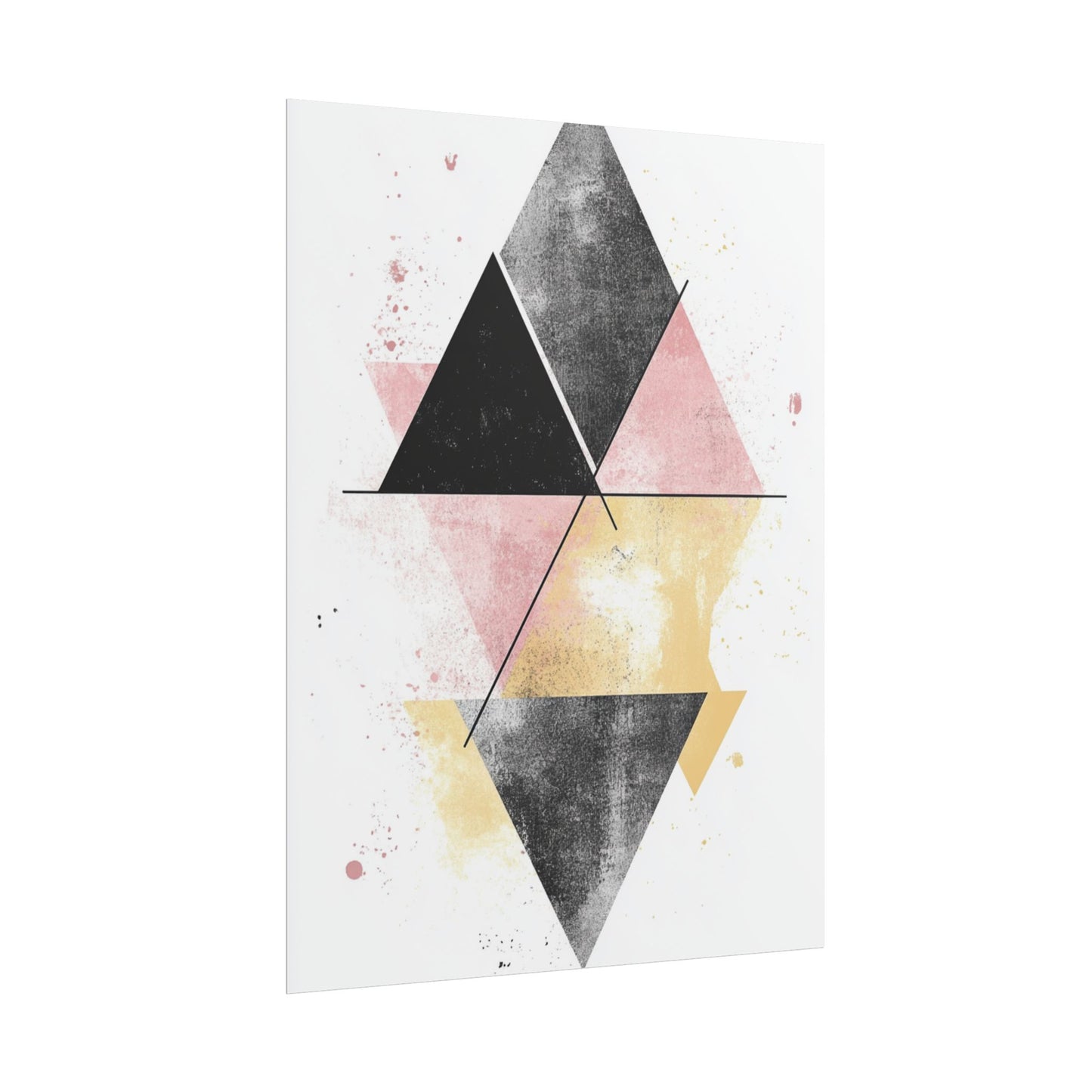 Geometric Symmetry - Abstract Art Print