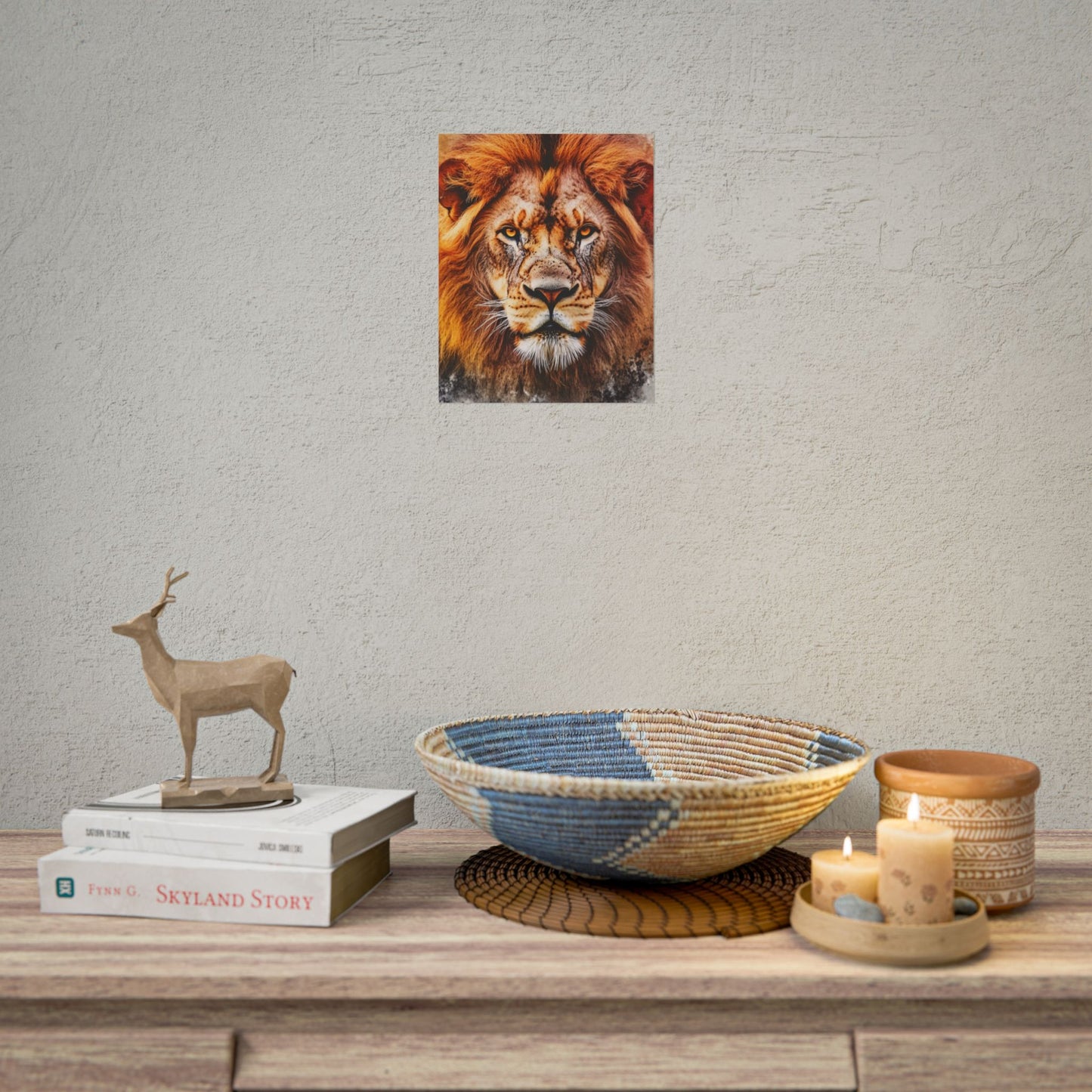 Regal Majesty - Abstract Lion Art Print