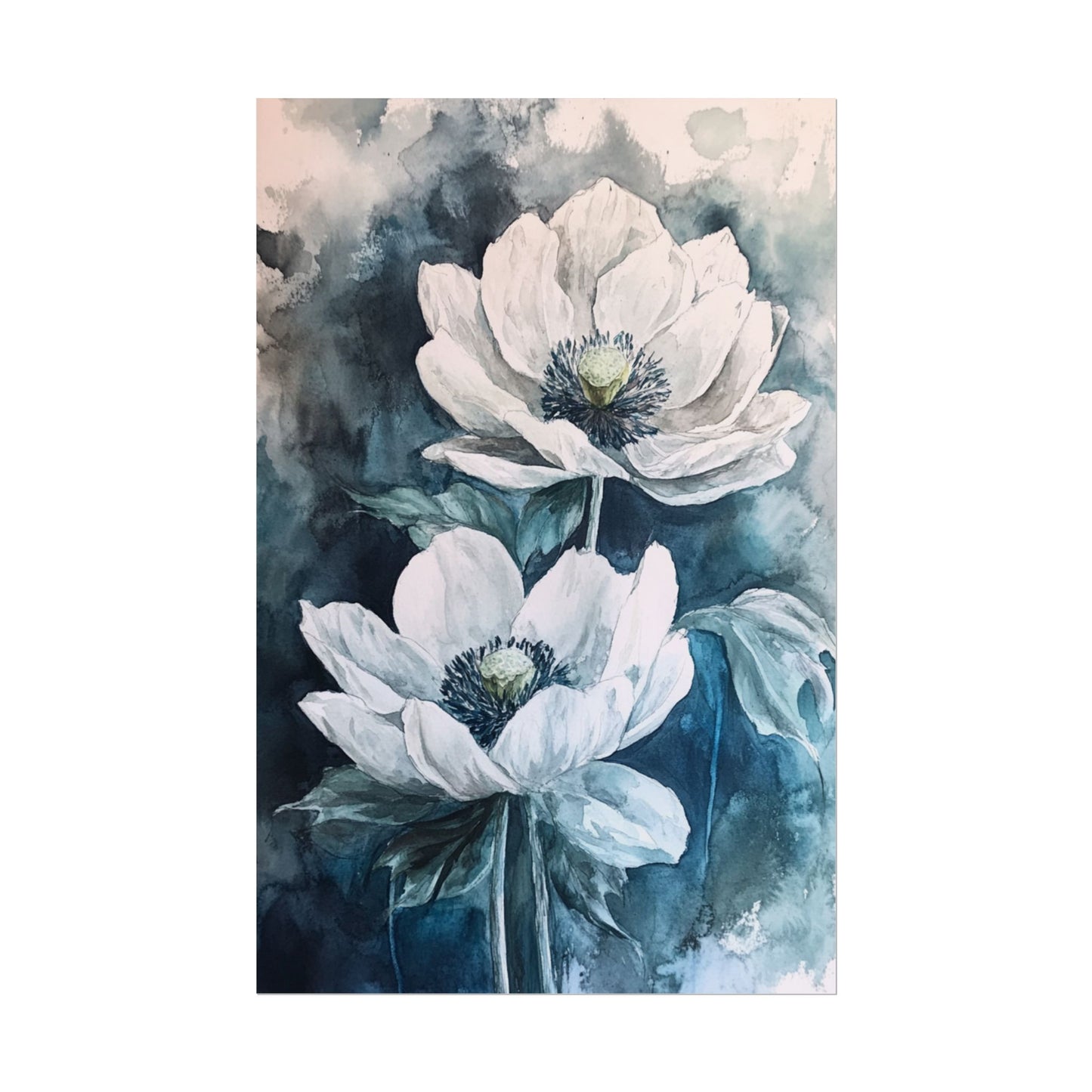 Ethereal Blooms - Abstract Floral Art in Soft Tones