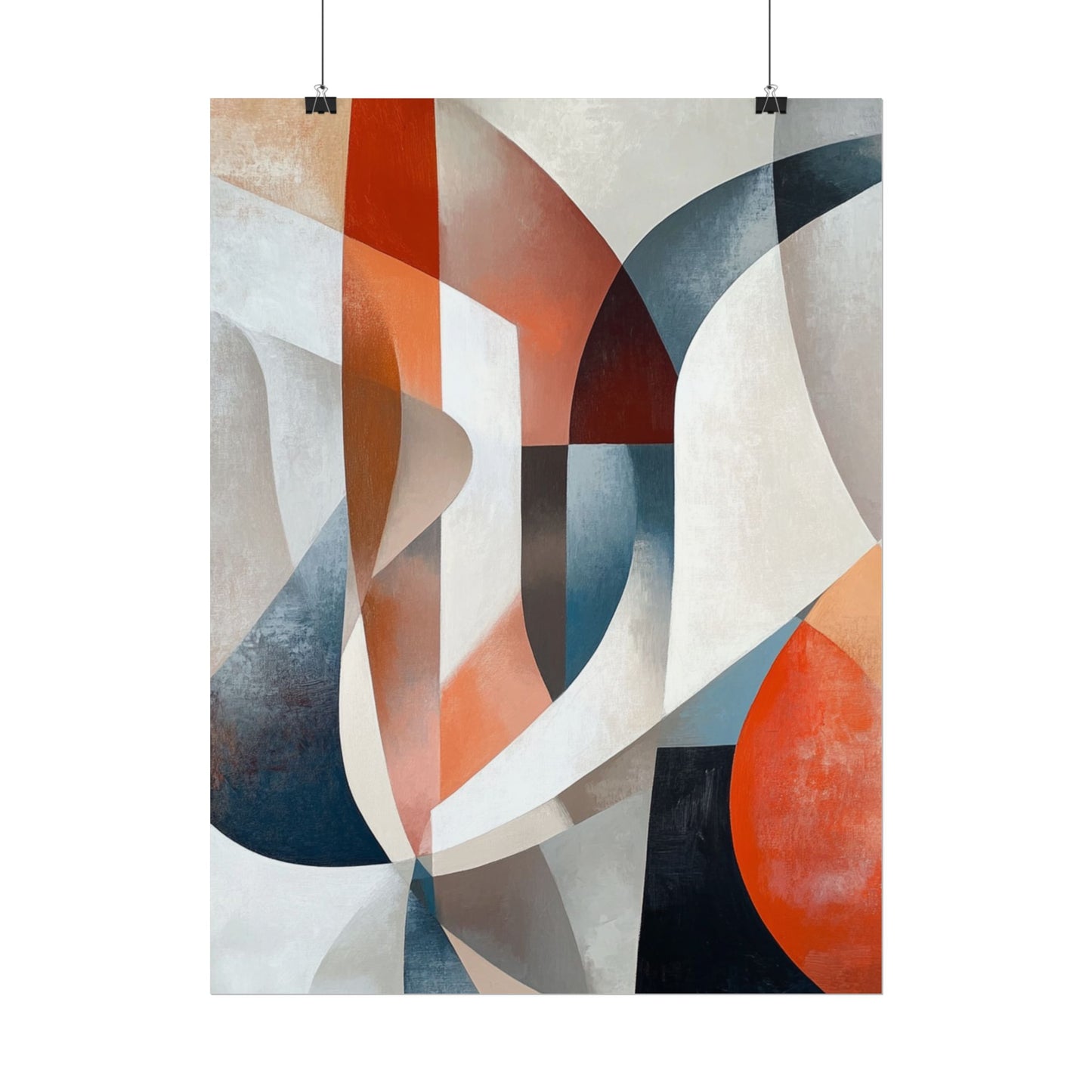 Geometric Harmony - Abstract Art Print