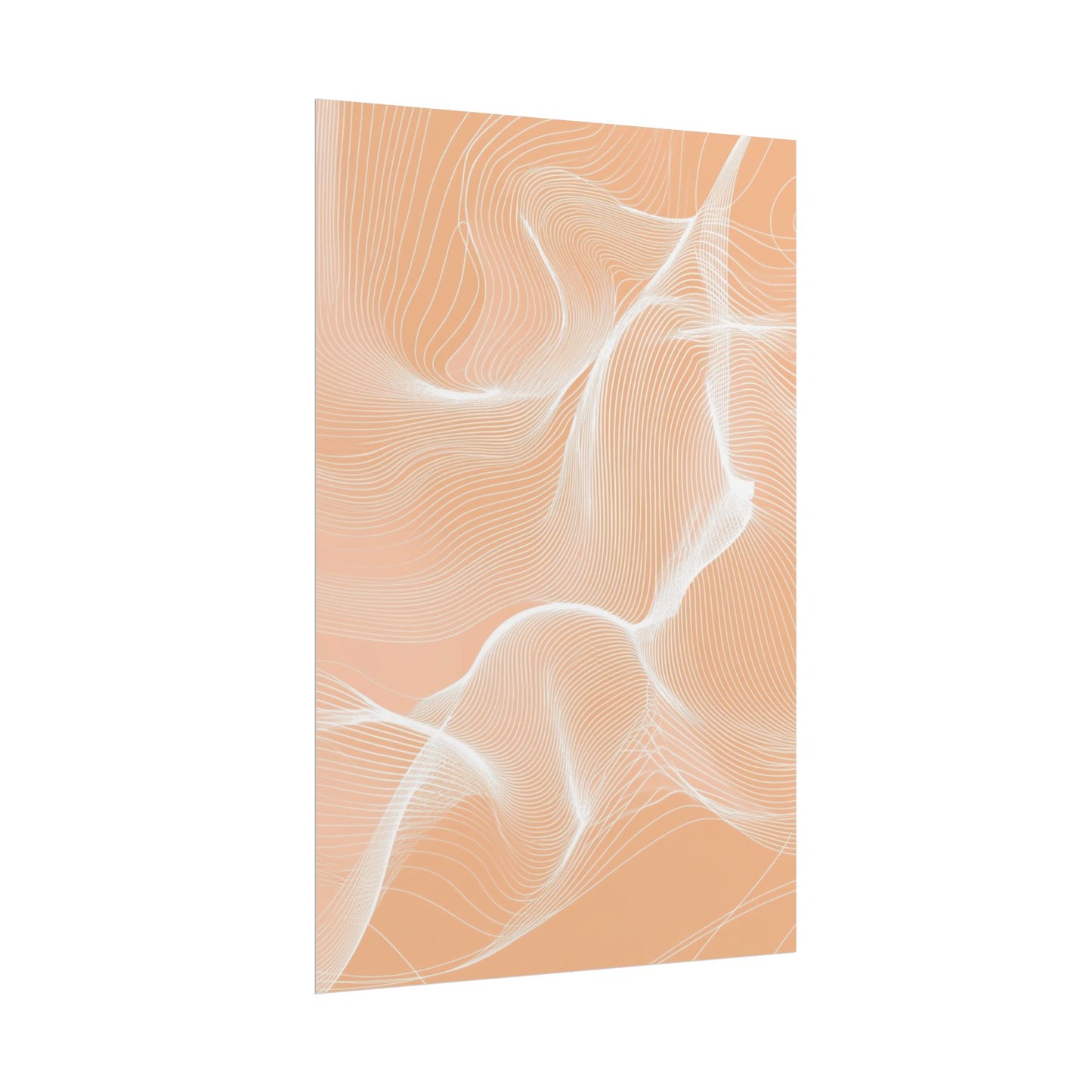 Ethereal Waves - Minimalist Abstract Art Print