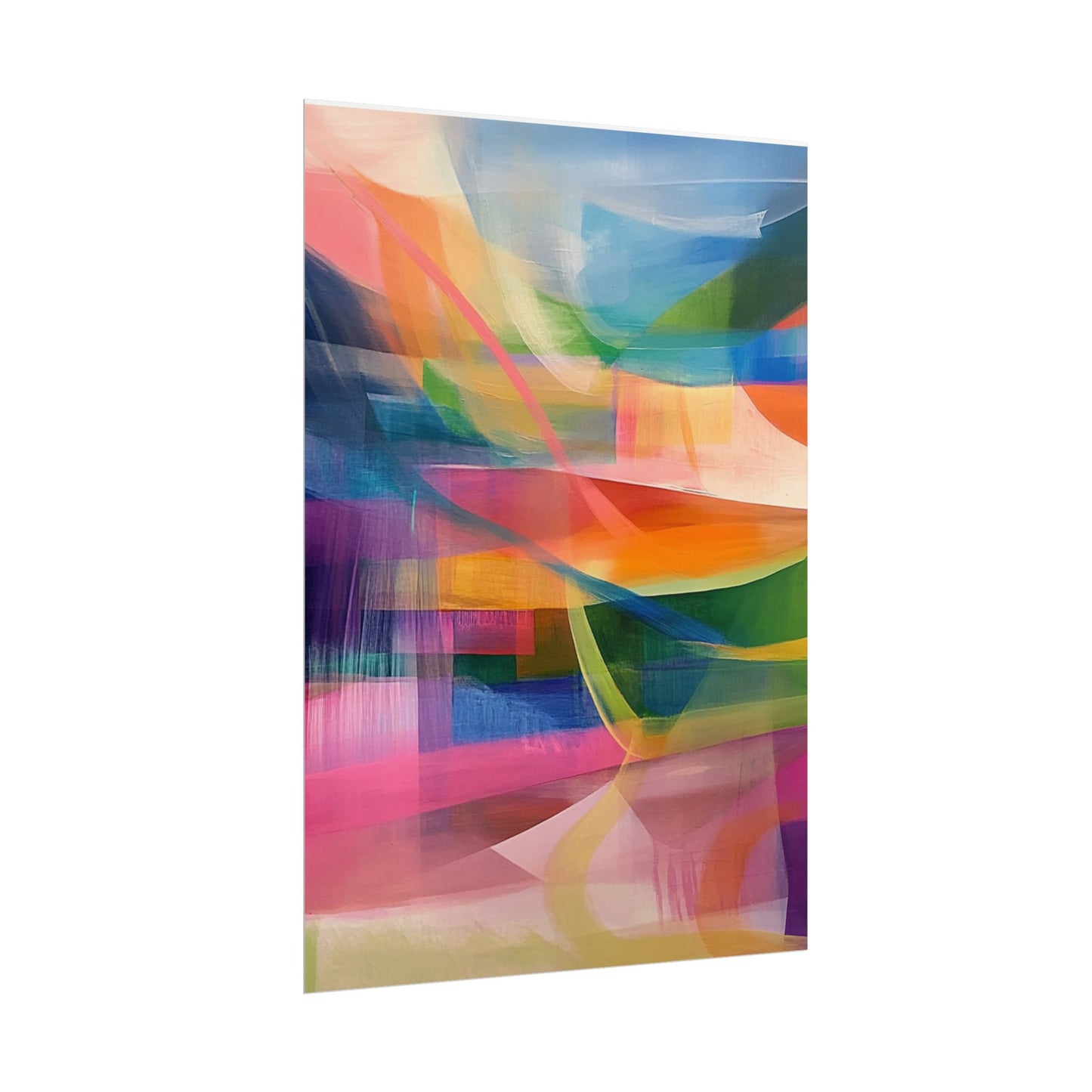 Vibrant Abstract Harmony - Art Print