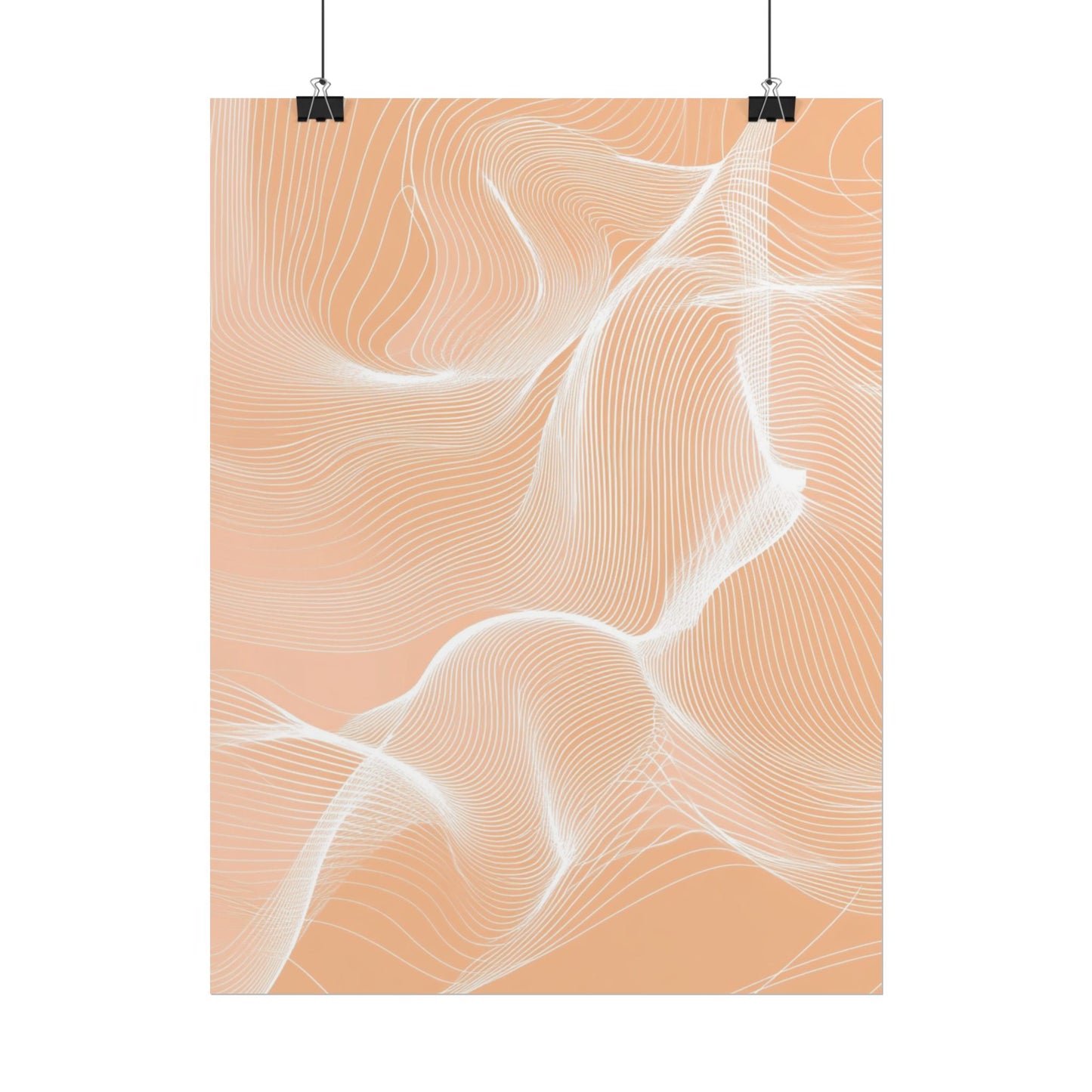 Ethereal Waves - Minimalist Abstract Art Print