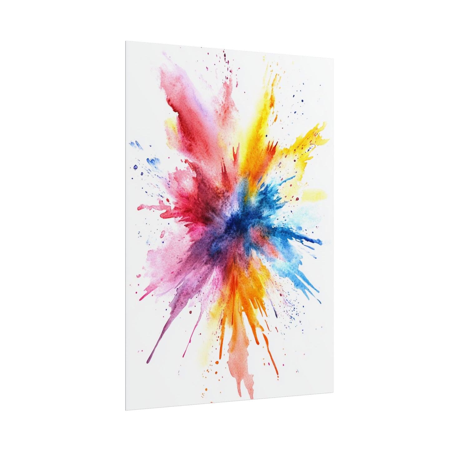 Explosion of Colour - Vibrant Abstract Burst Art