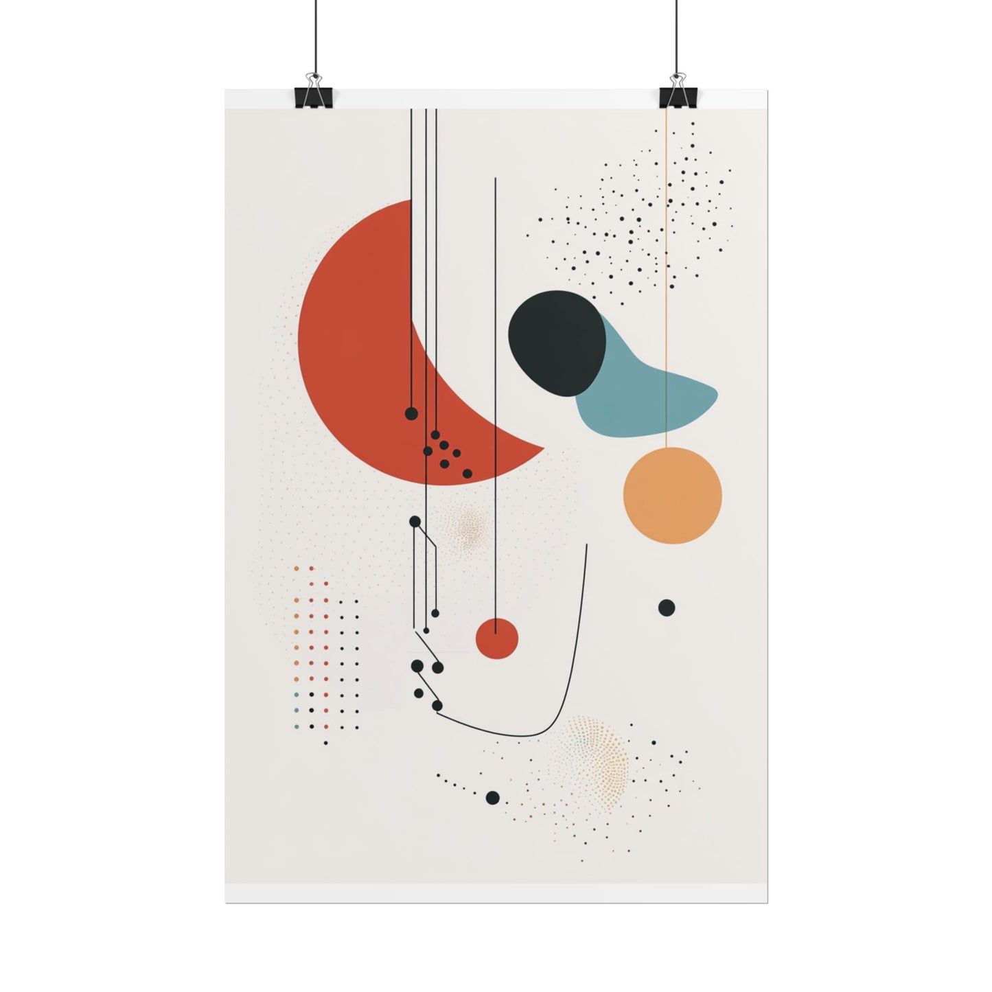 Celestial Rhythm - Abstract Geometric Art Print