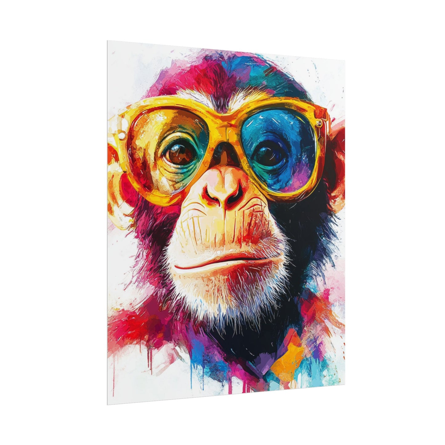 Cool Chimp - Abstract Art with a Splash of Colour