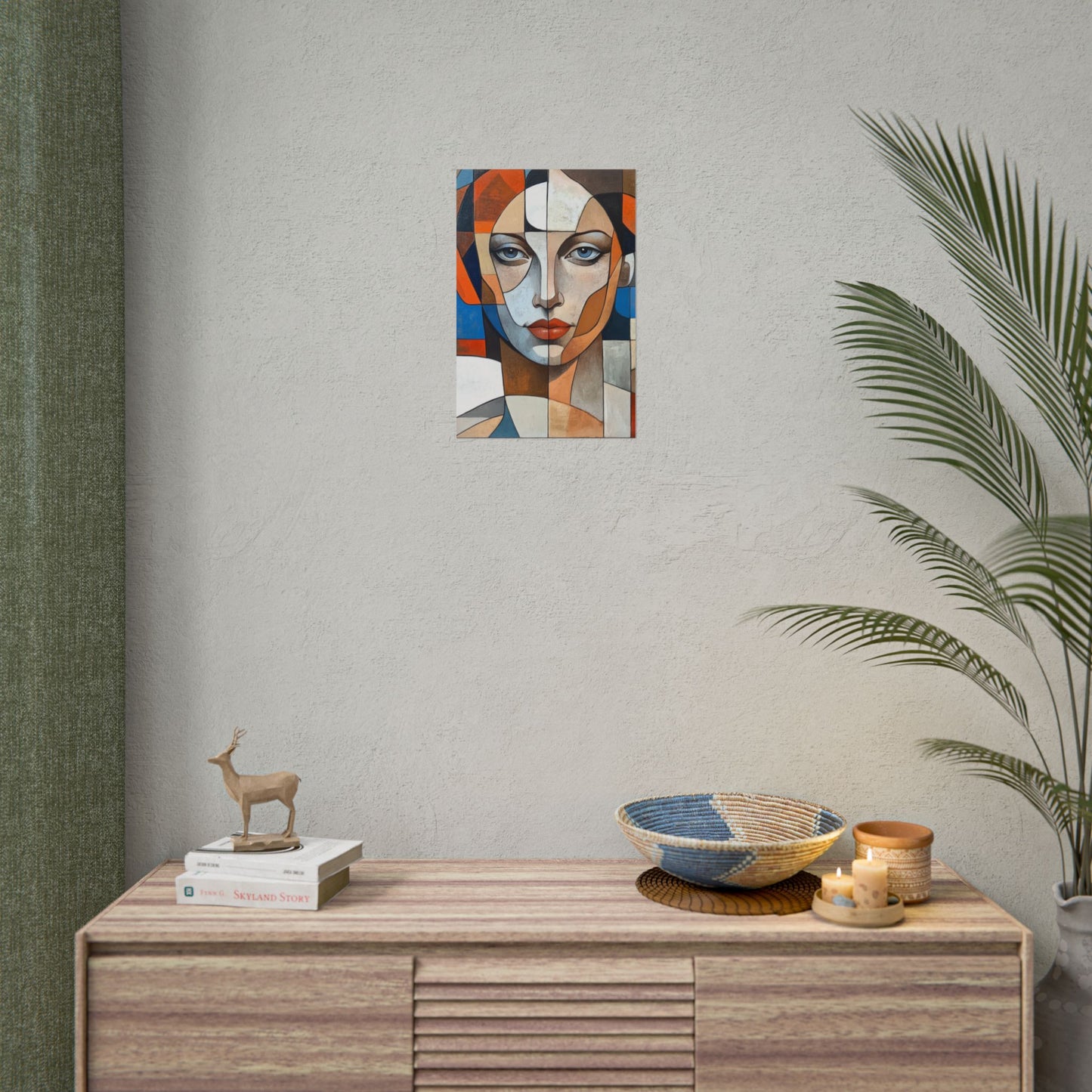 Symmetry in Colours - Abstract Portrait Art Print