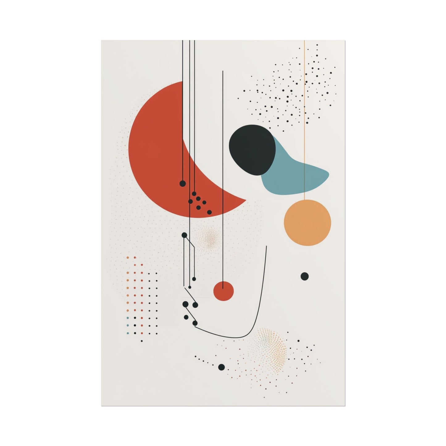 Celestial Rhythm - Abstract Geometric Art Print