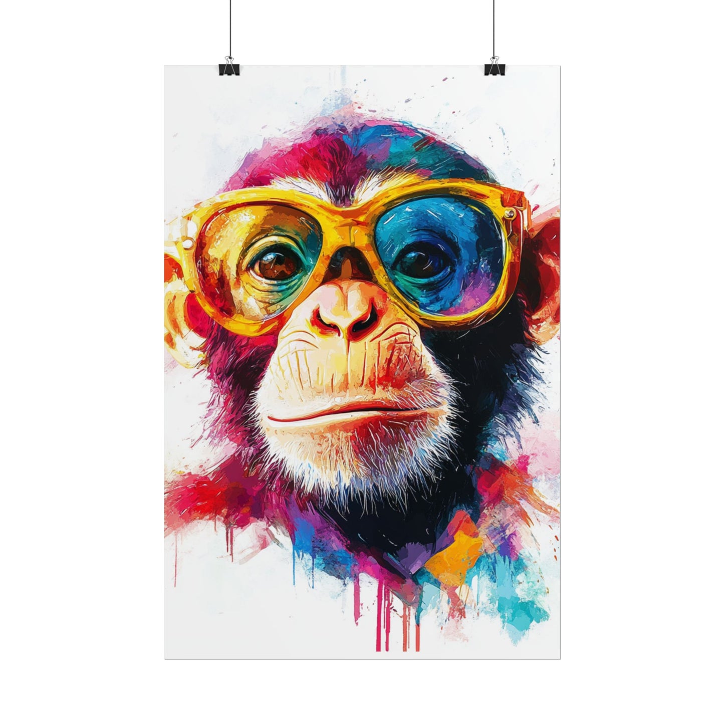 Cool Chimp - Abstract Art with a Splash of Colour