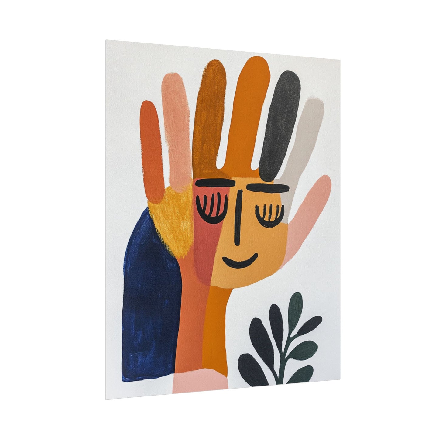 Joyful Hand - Playful Abstract Art Print