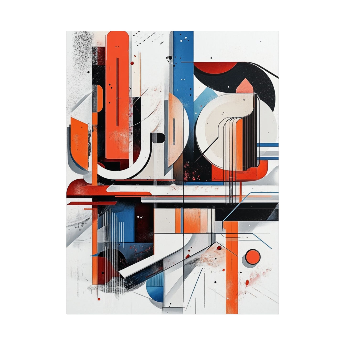 Urban Symphony - Geometric Abstract Art Print