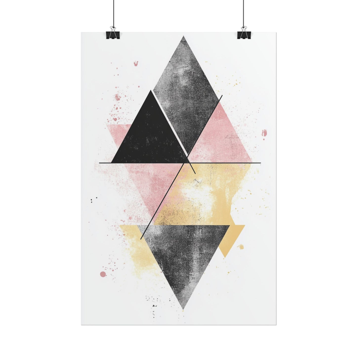 Geometric Symmetry - Abstract Art Print