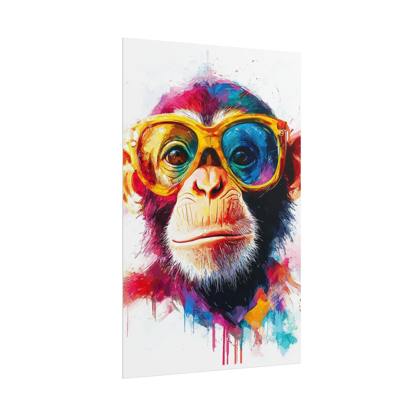 Cool Chimp - Abstract Art with a Splash of Colour