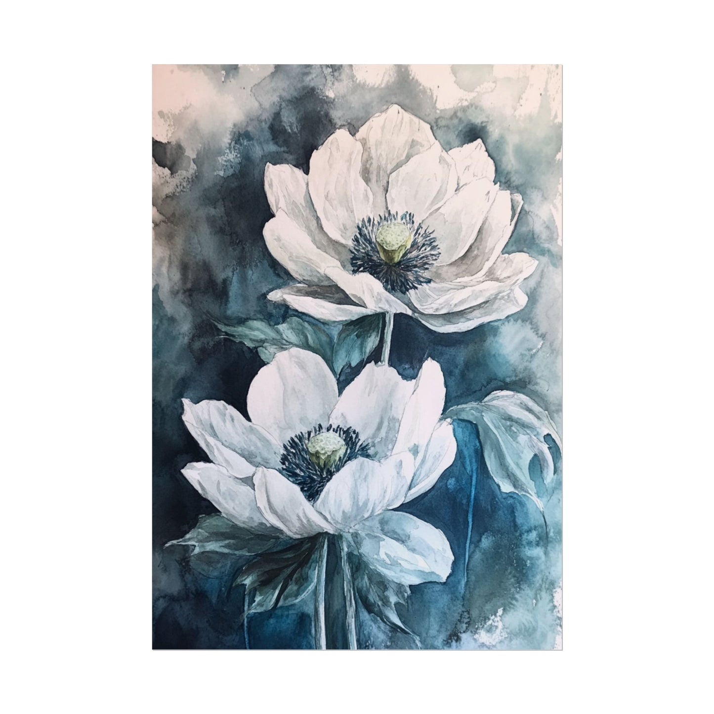 Ethereal Blooms - Abstract Floral Art in Soft Tones