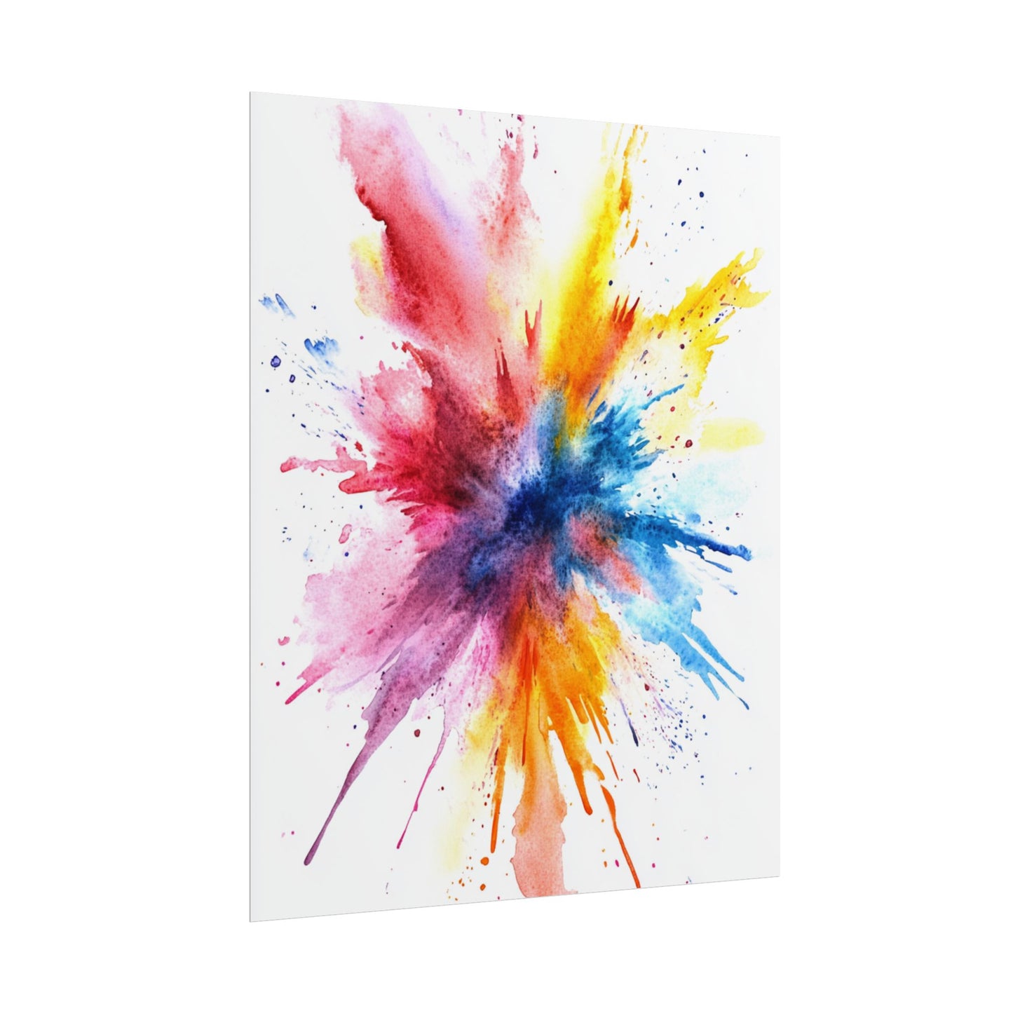 Explosion of Colour - Vibrant Abstract Burst Art