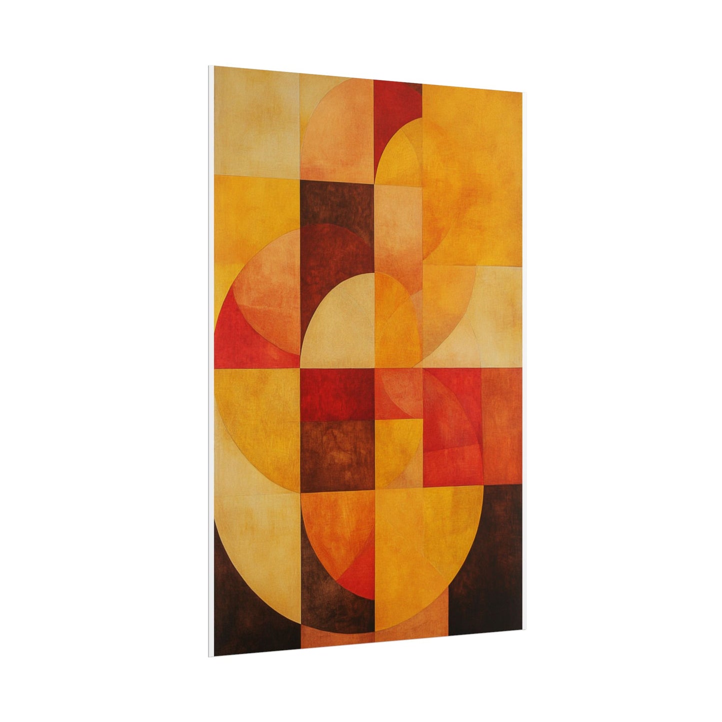 Radiant Harmony - Abstract Geometric Art Print