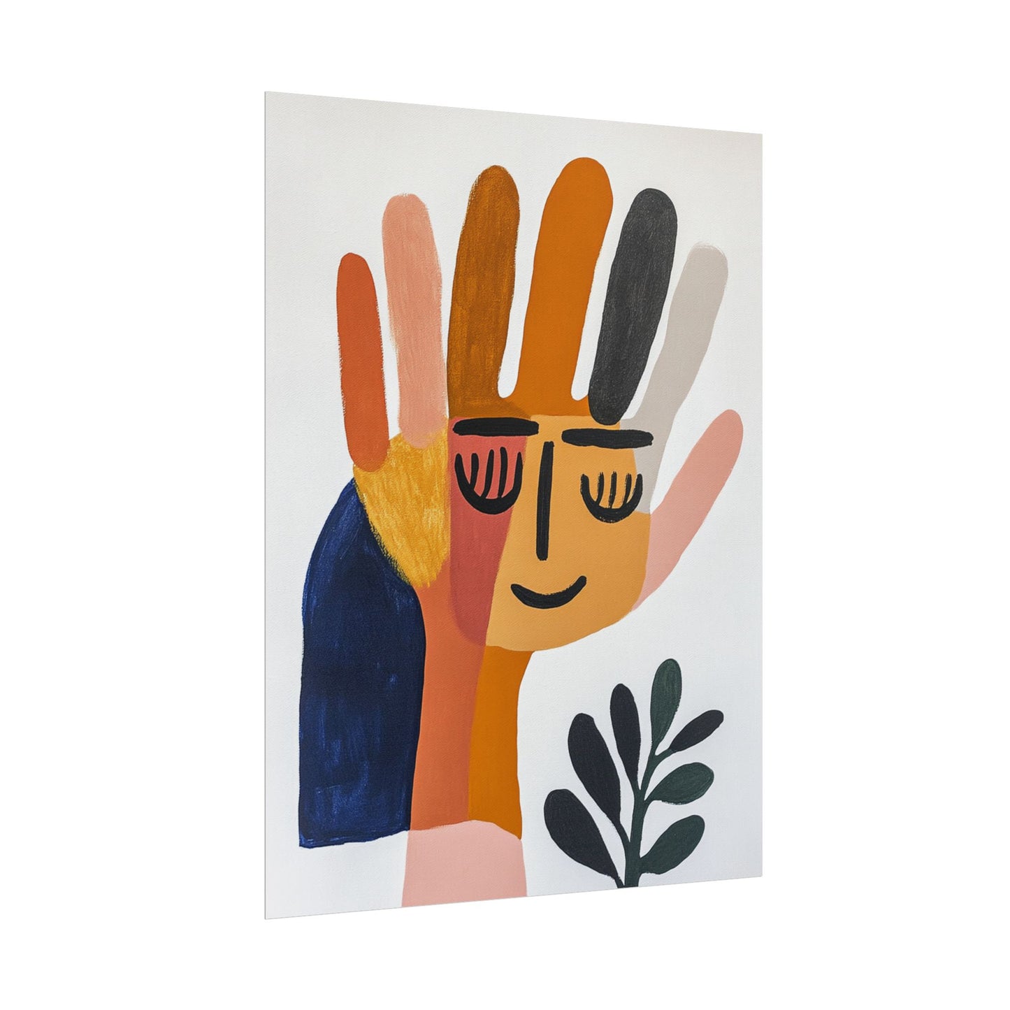 Joyful Hand - Playful Abstract Art Print