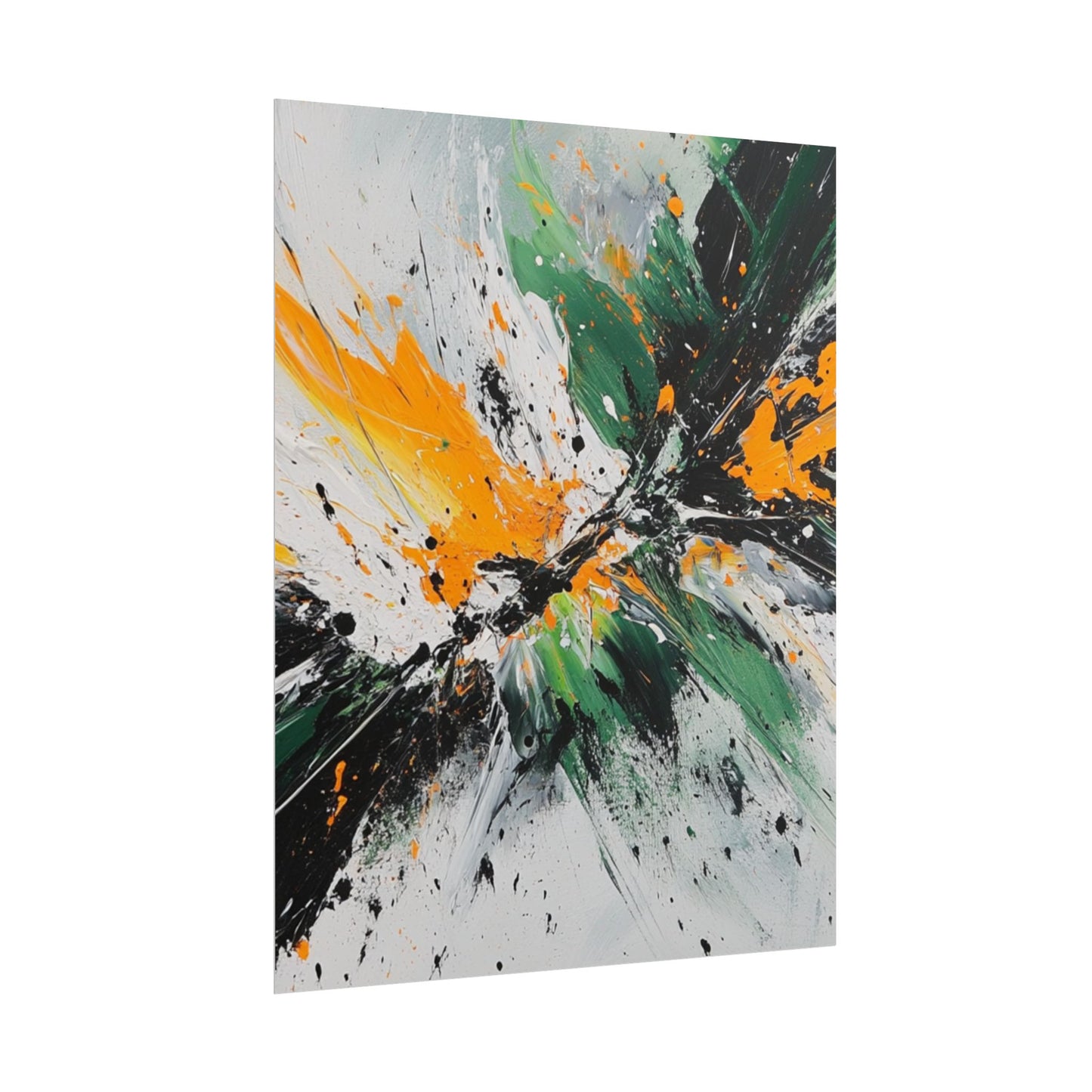 Explosive Energy - Dynamic Abstract Art Print