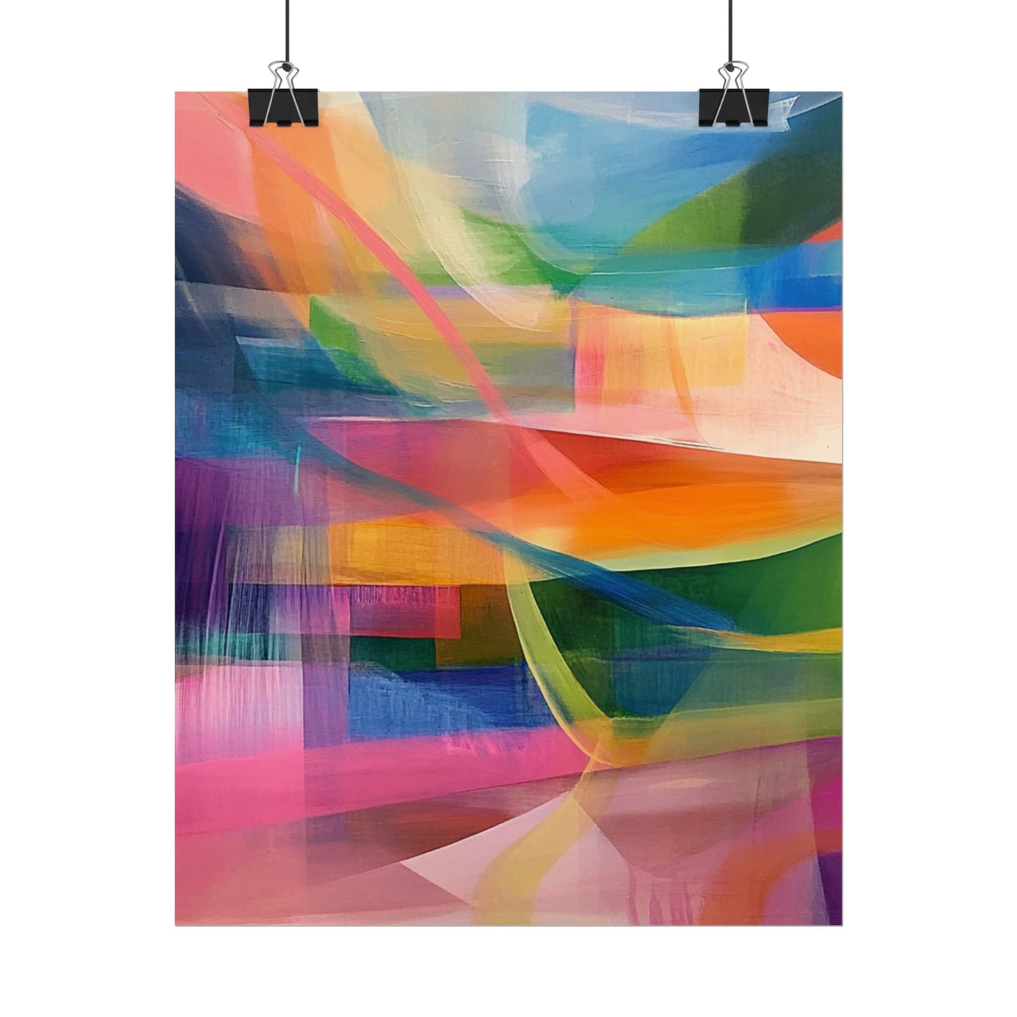 Vibrant Abstract Harmony - Art Print