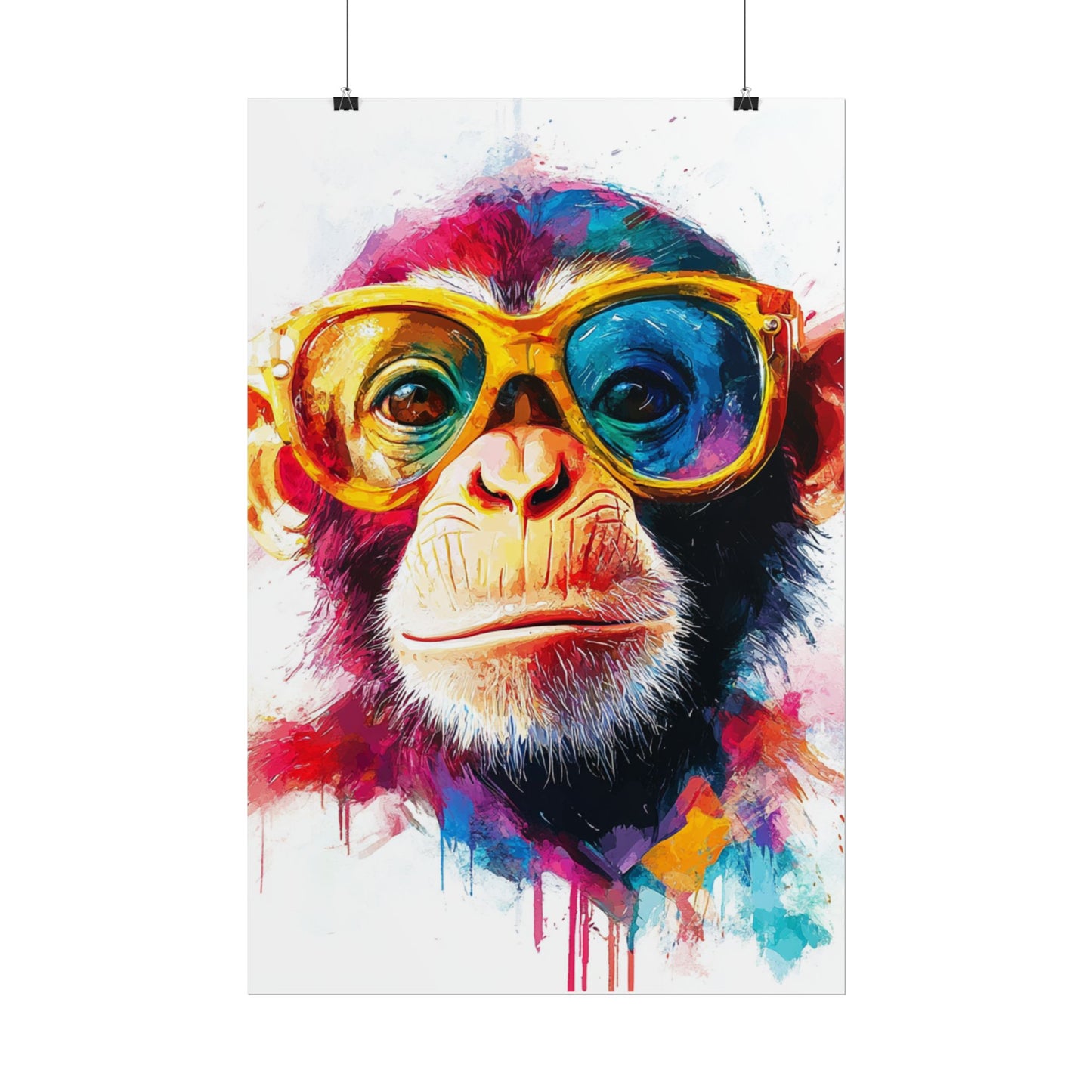 Cool Chimp - Abstract Art with a Splash of Colour