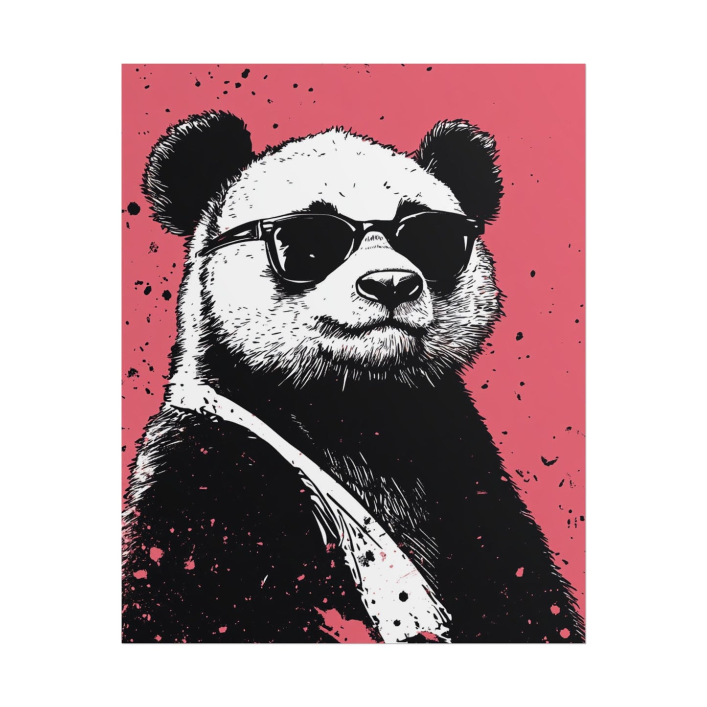 Cool Panda - Street Style Abstract Art Print